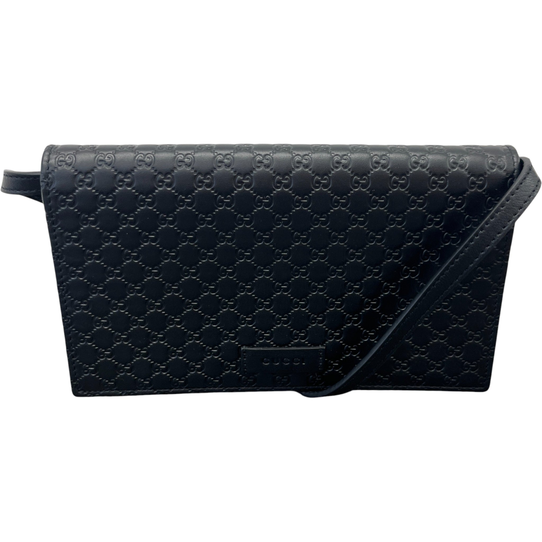 Women's Gg Supreme Microguccissima Handbag Black