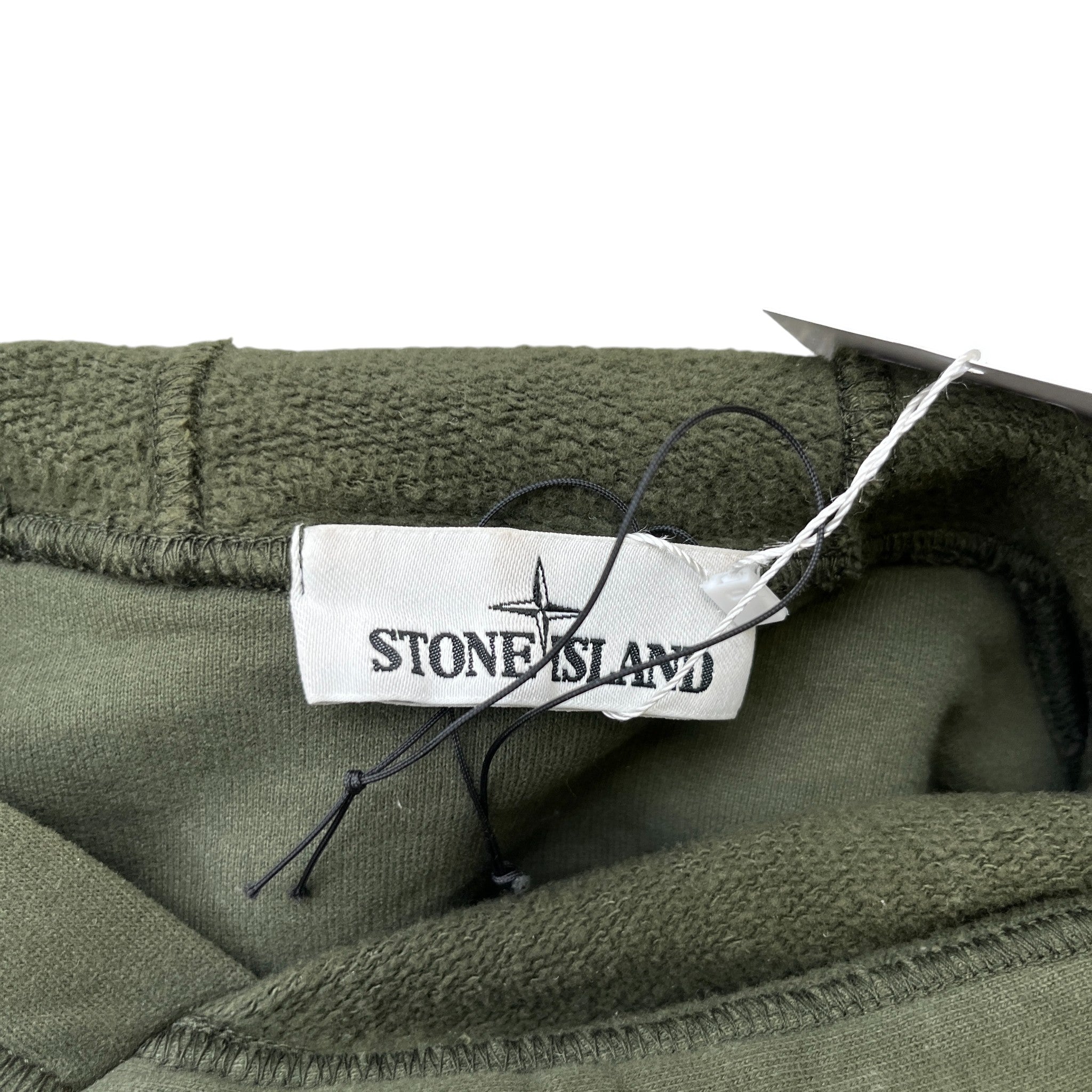 Men's Applique Logo Hoodie Khaki Size M