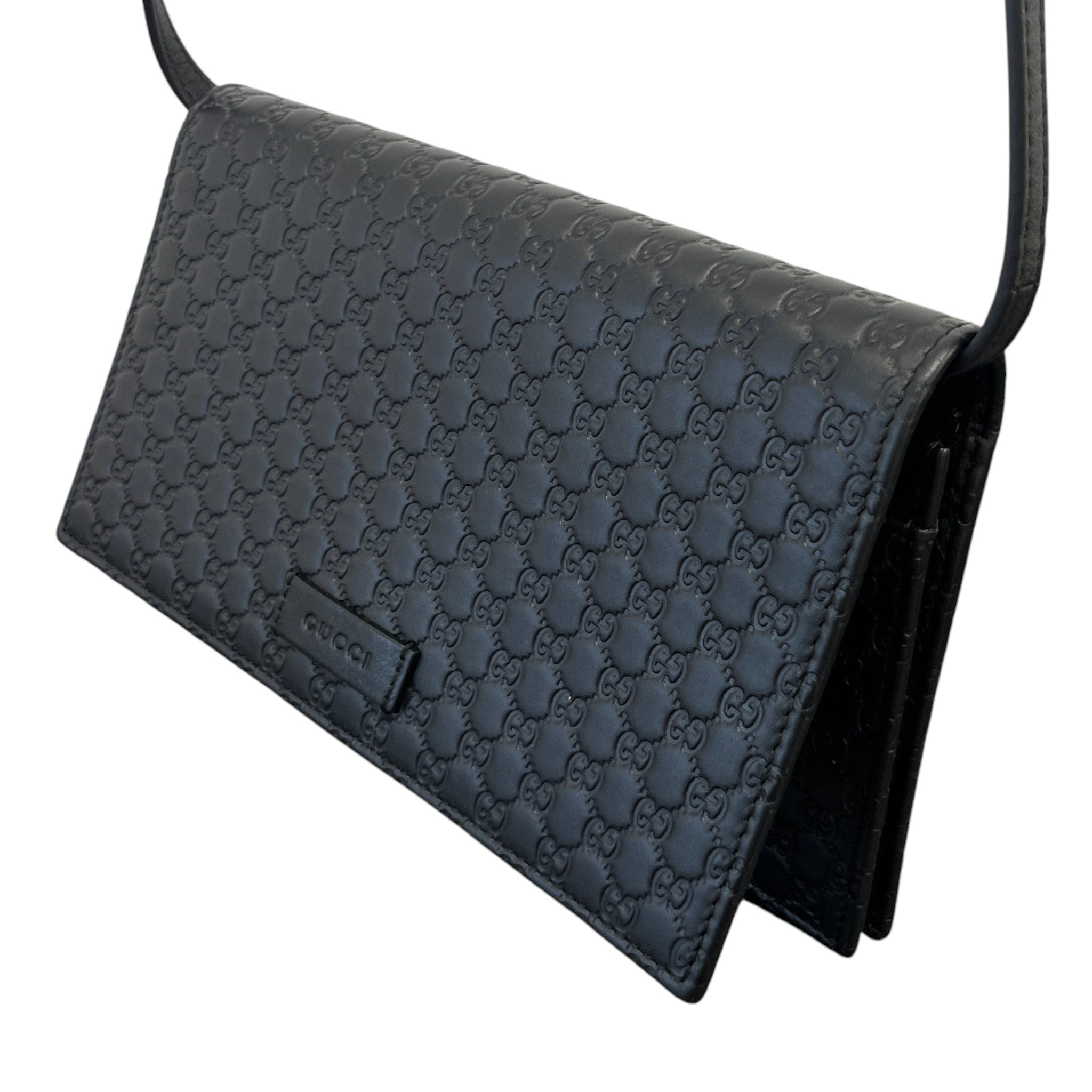 Women's Gg Supreme Microguccissima Handbag Black