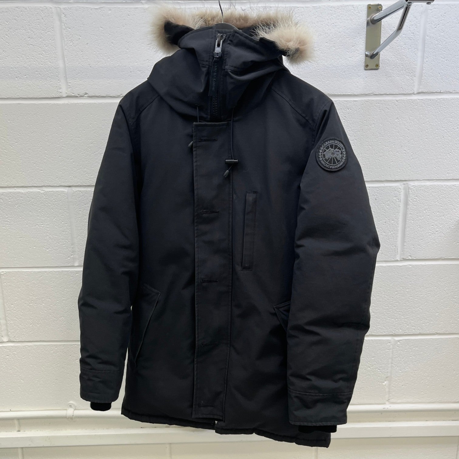 Men's Chateau Parka Down Jacket Black Size S