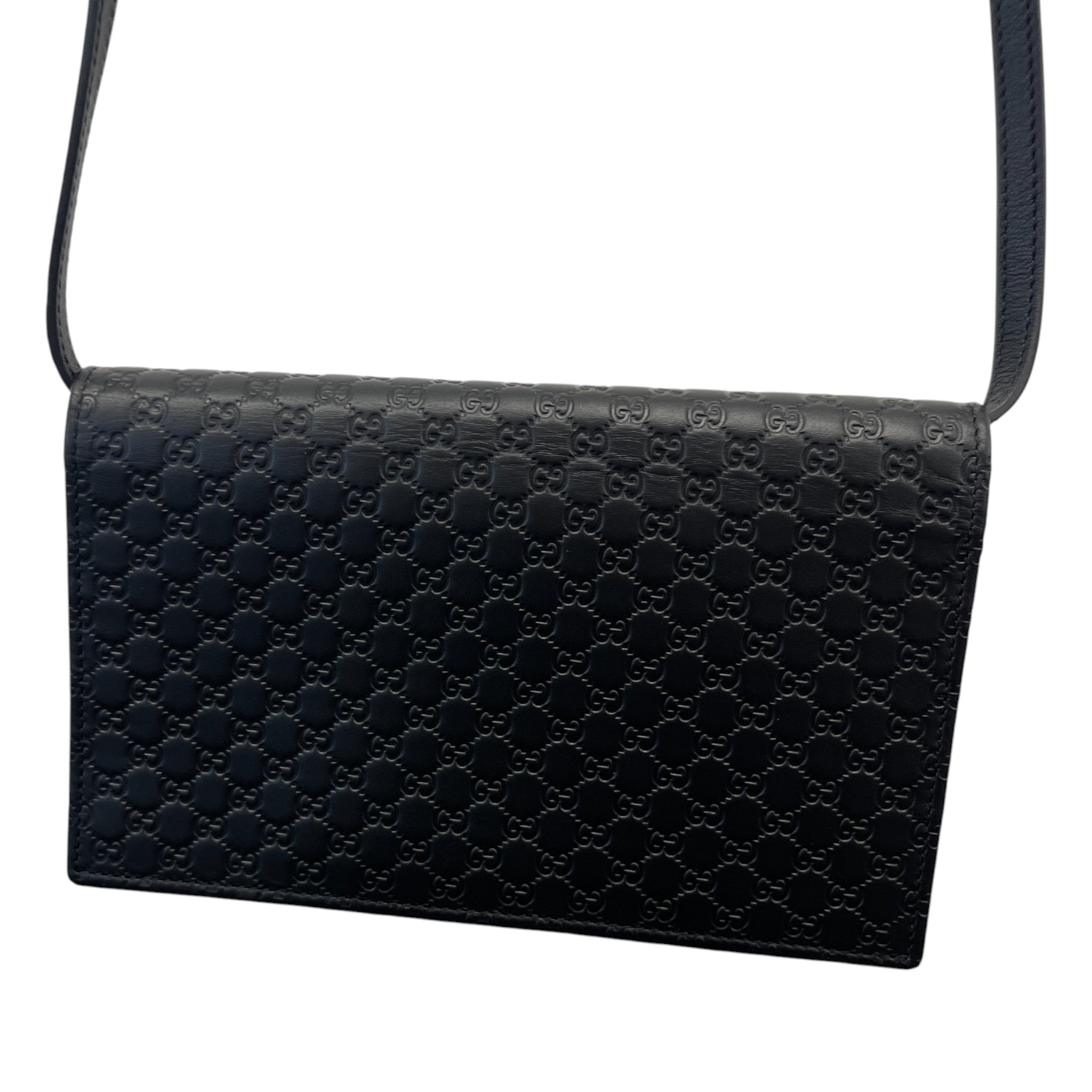 Women's Gg Supreme Microguccissima Handbag Black