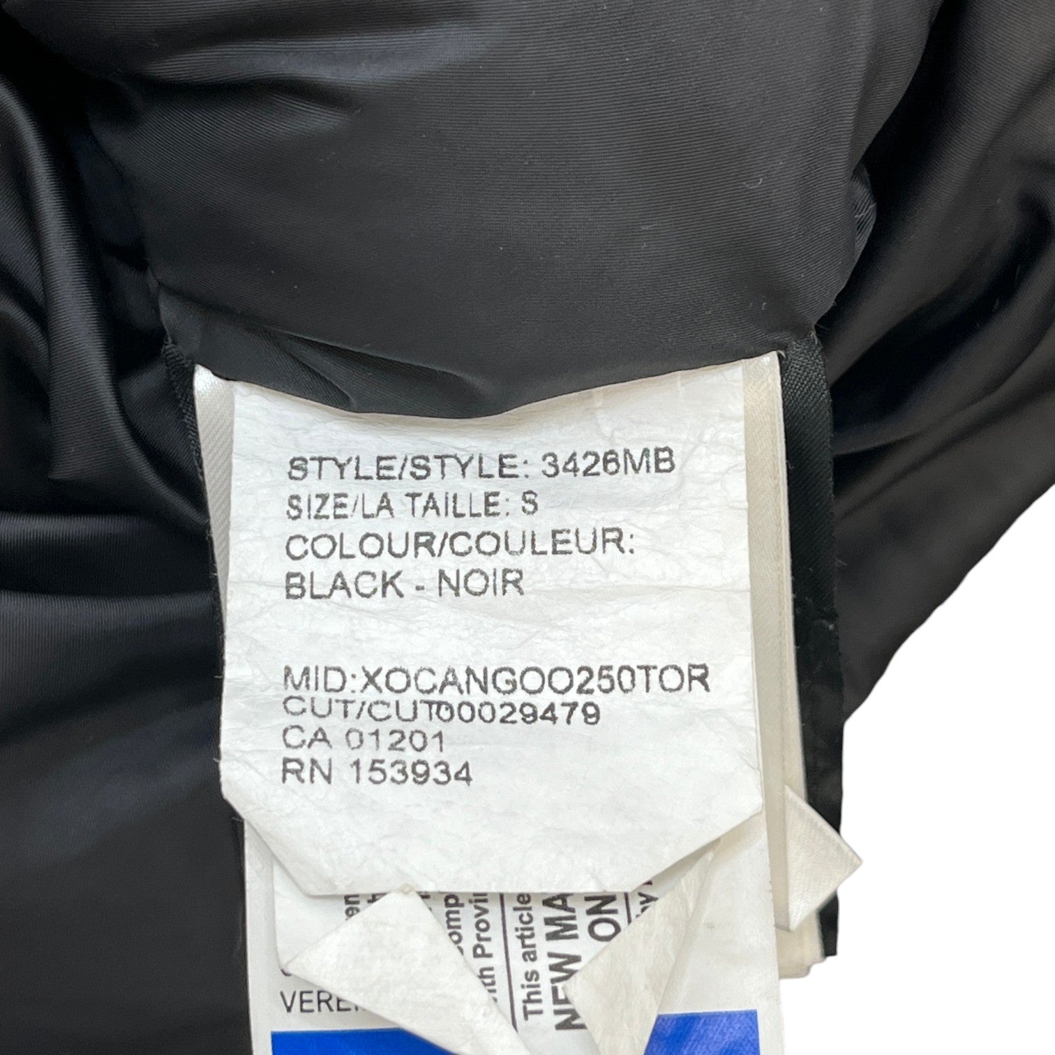 Men's Chateau Parka Down Jacket Black Size S