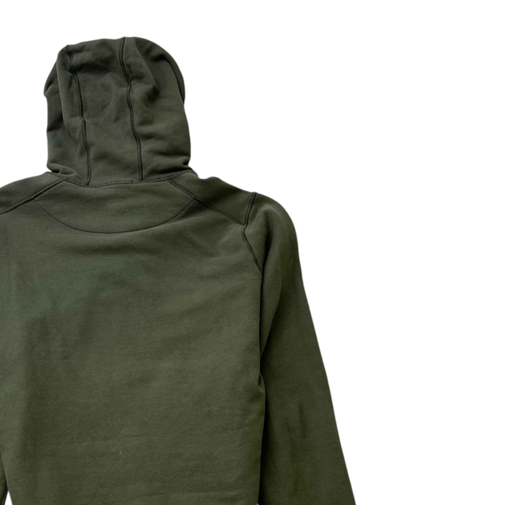 Men's Applique Logo Hoodie Khaki Size M