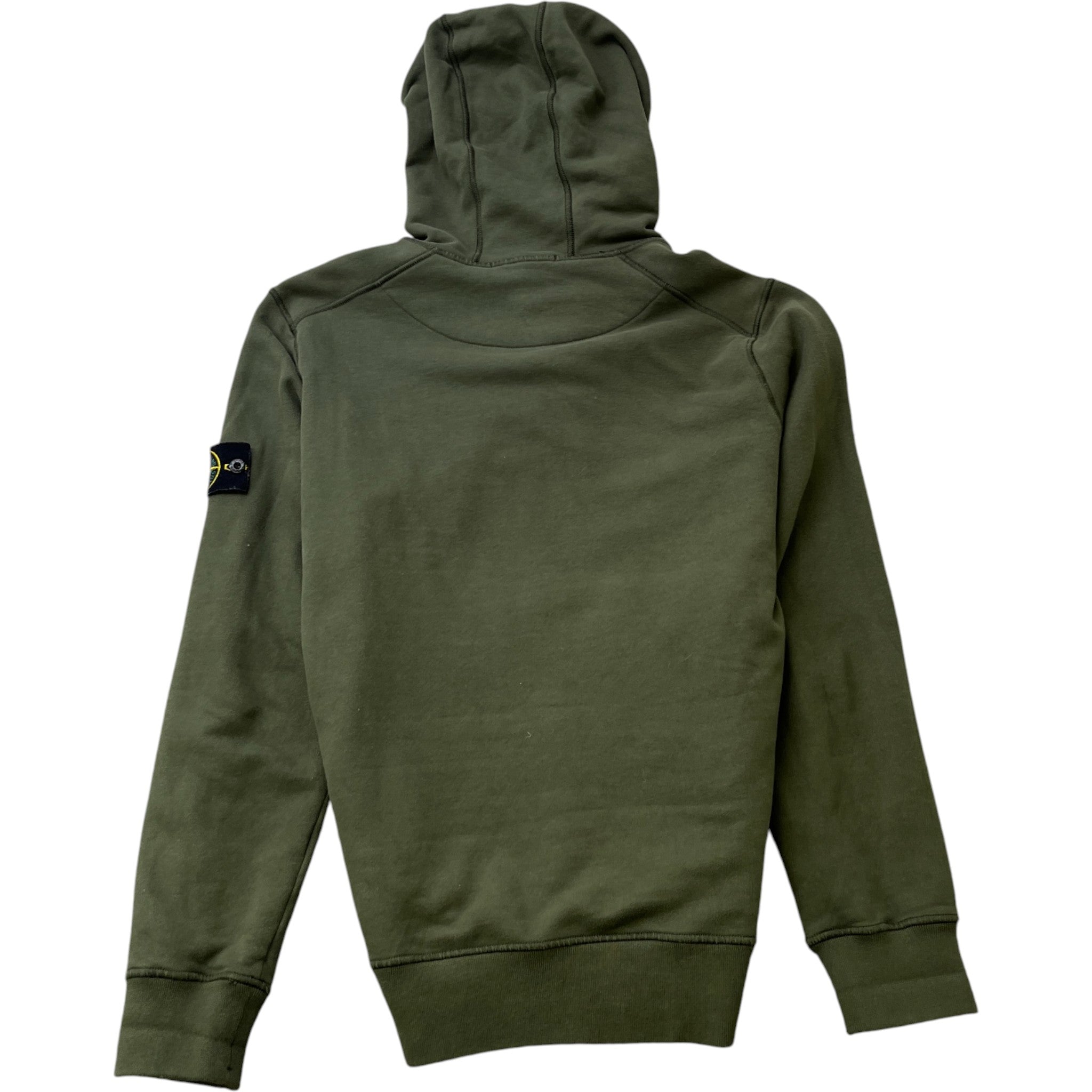 Men's Applique Logo Hoodie Khaki Size M