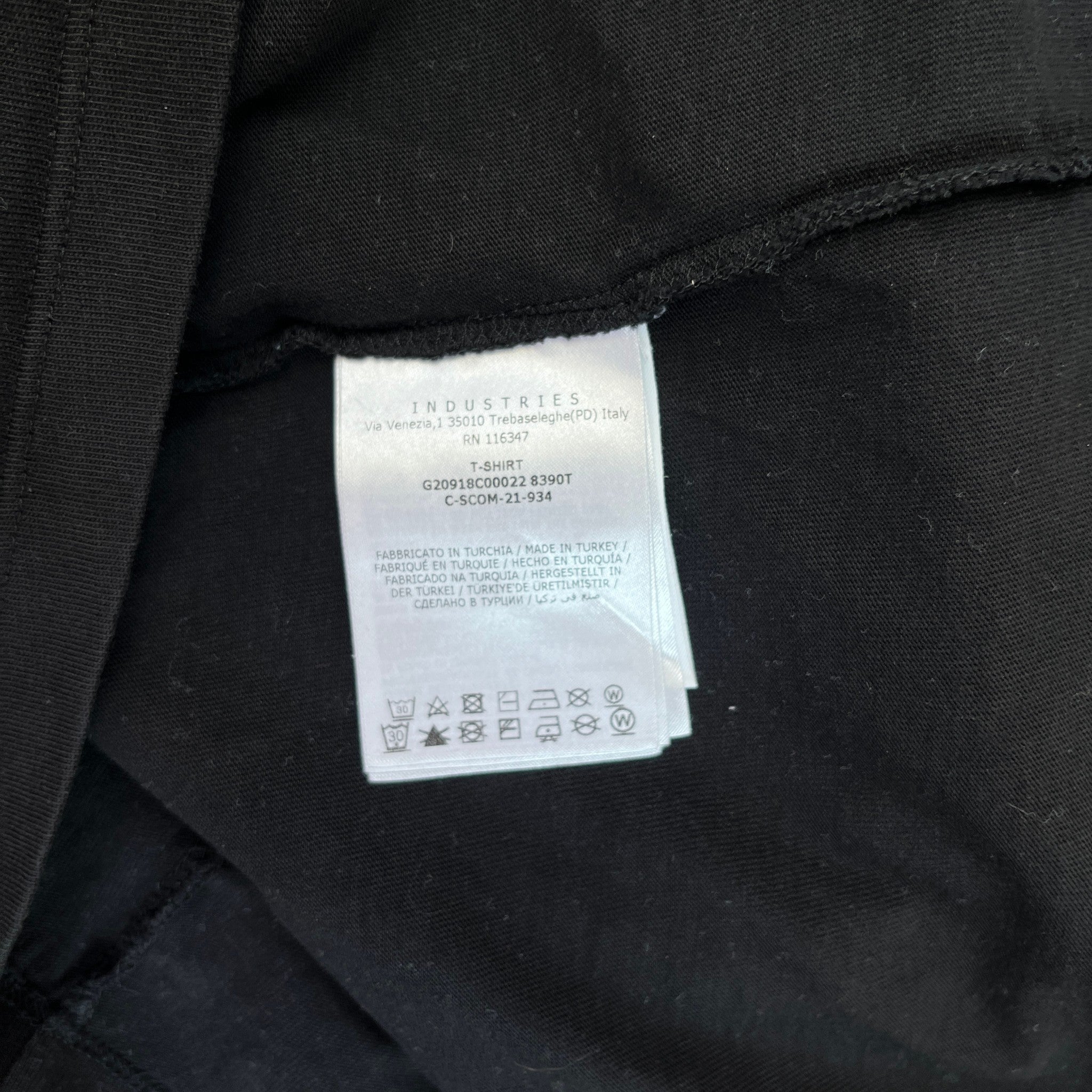 Men's Maglia T-Shirt Black Size M