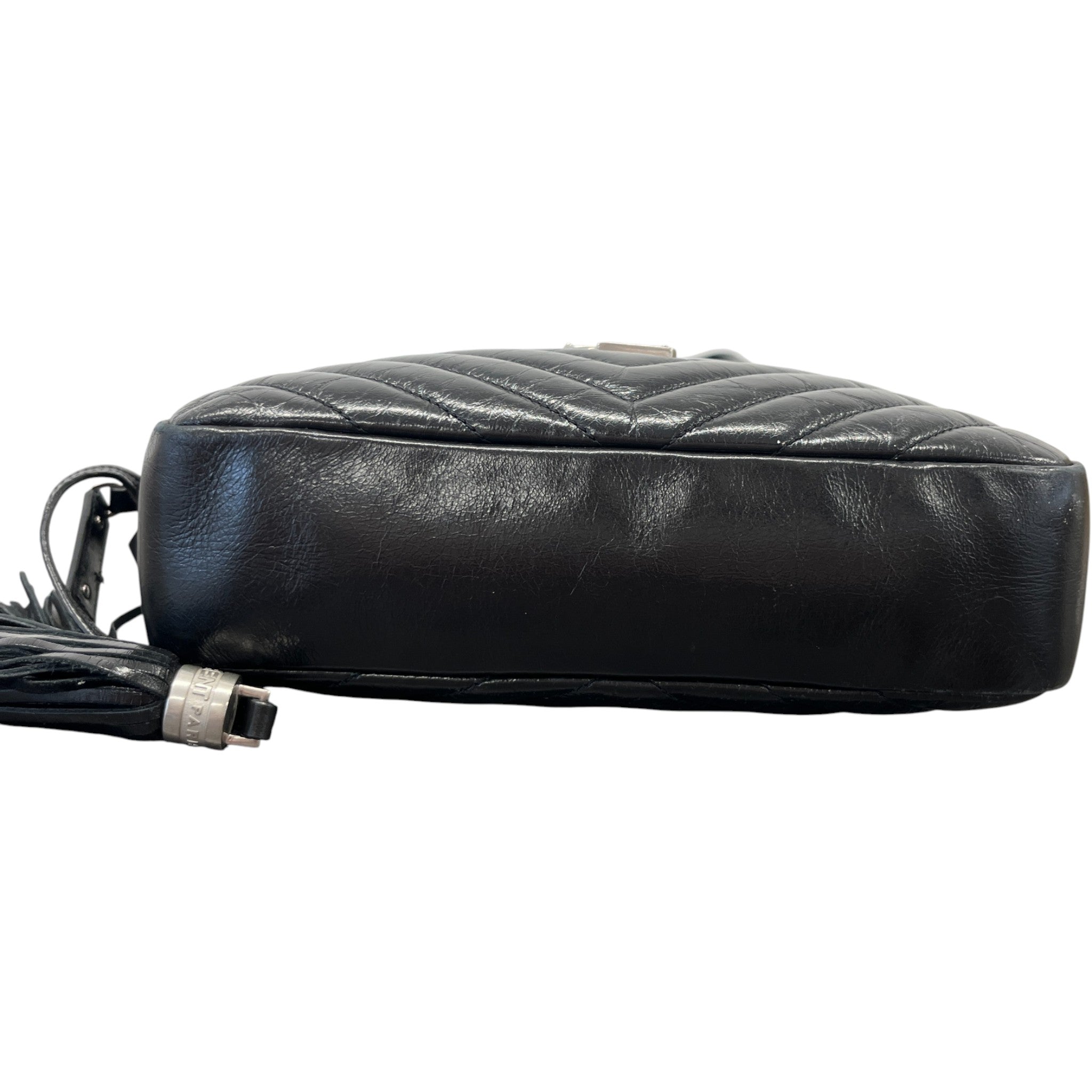 Women's Lou Matelasse Camera Handbag Black