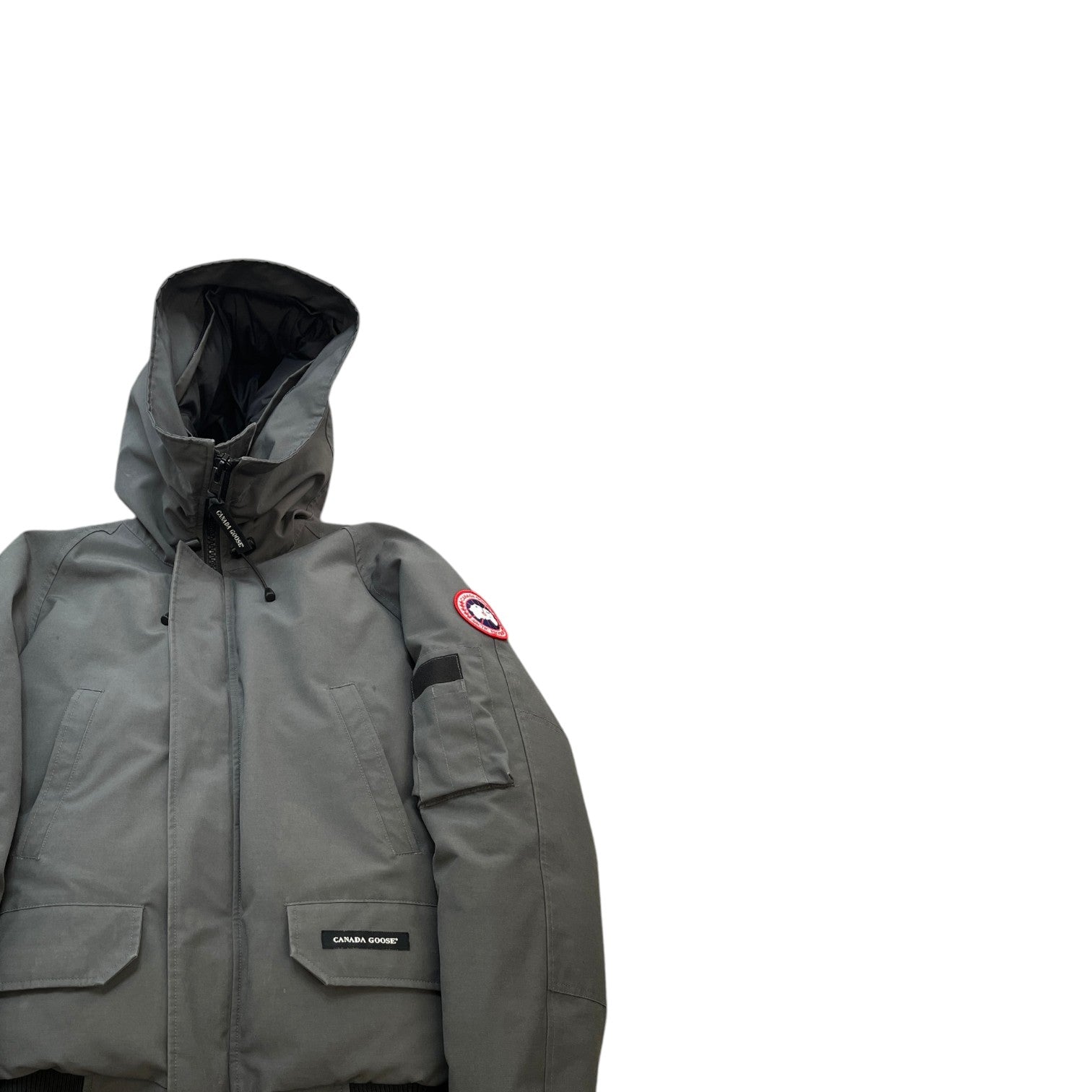 Men's Chilliwack Bomber Down Jacket Grey Size S