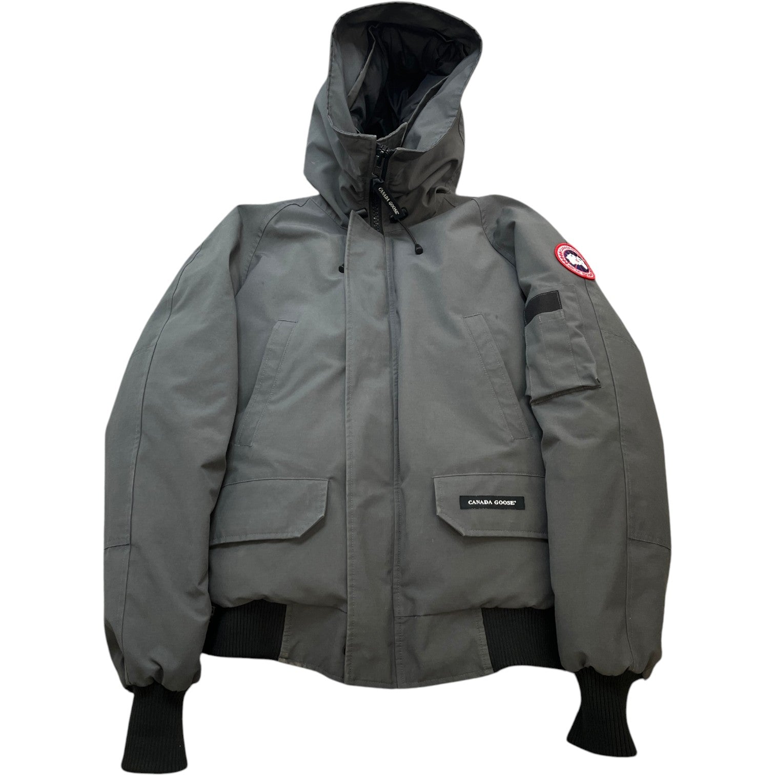 Men's Chilliwack Bomber Down Jacket Grey Size S