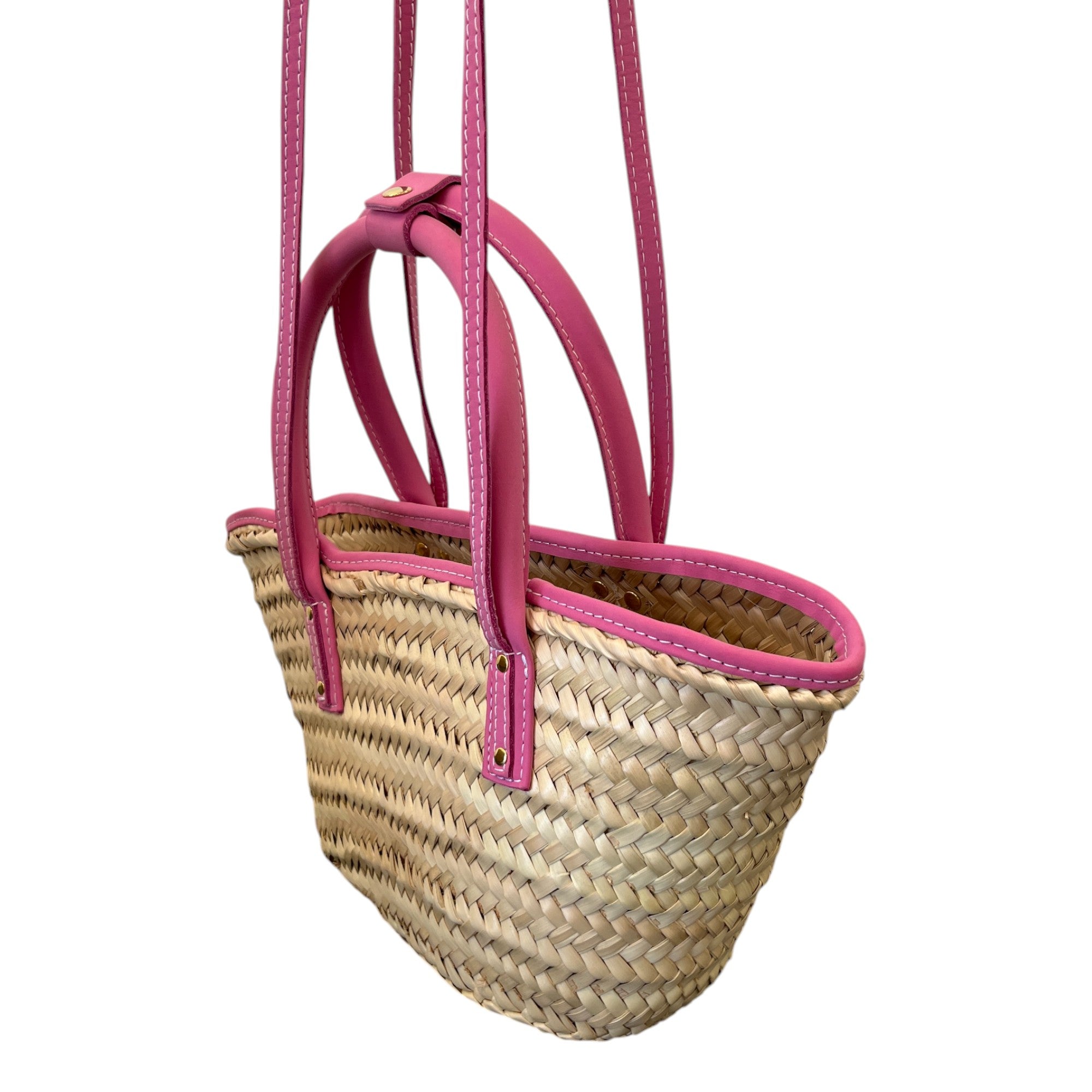 Women's Le Panier Soleil Petite Palm Bag Pink