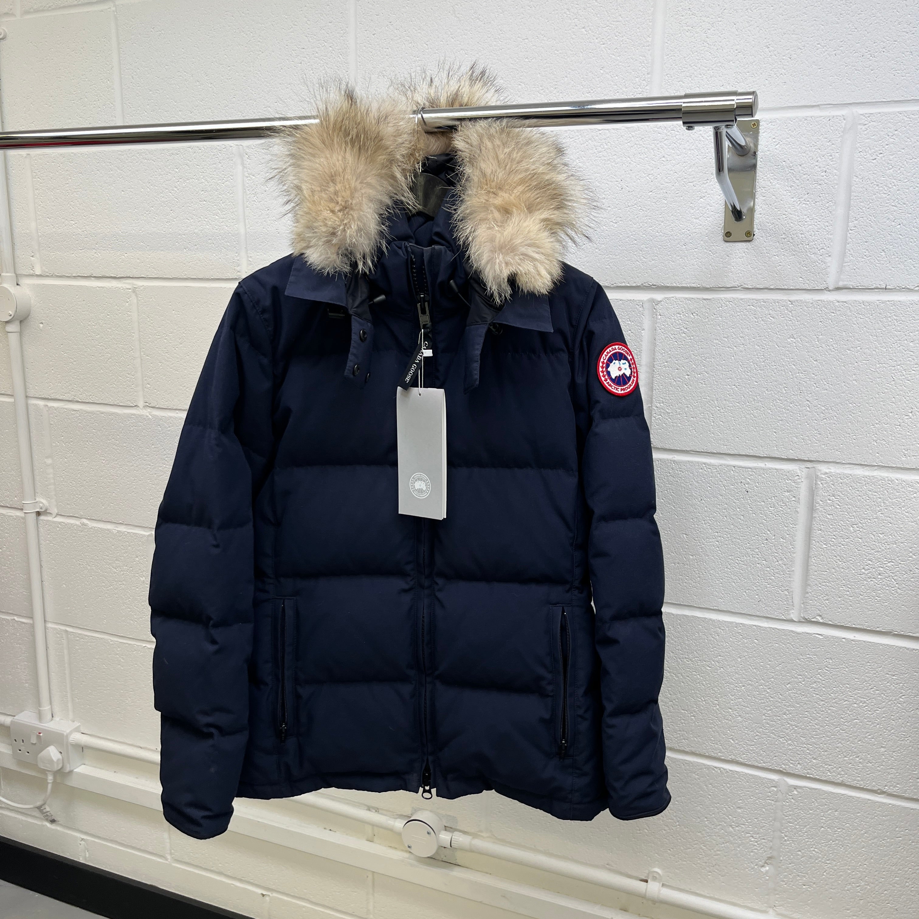 Women's Chelsea Parka Down Jacket Navy Size M