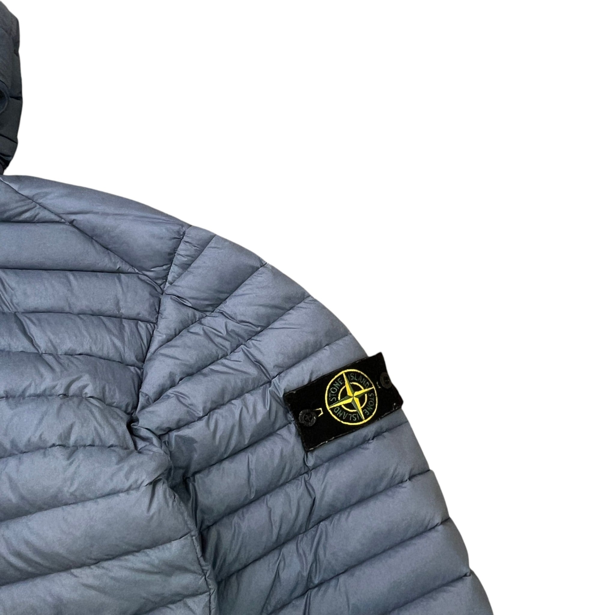 Men's Loom Woven Chambers Down Jacket Blue Size XXL