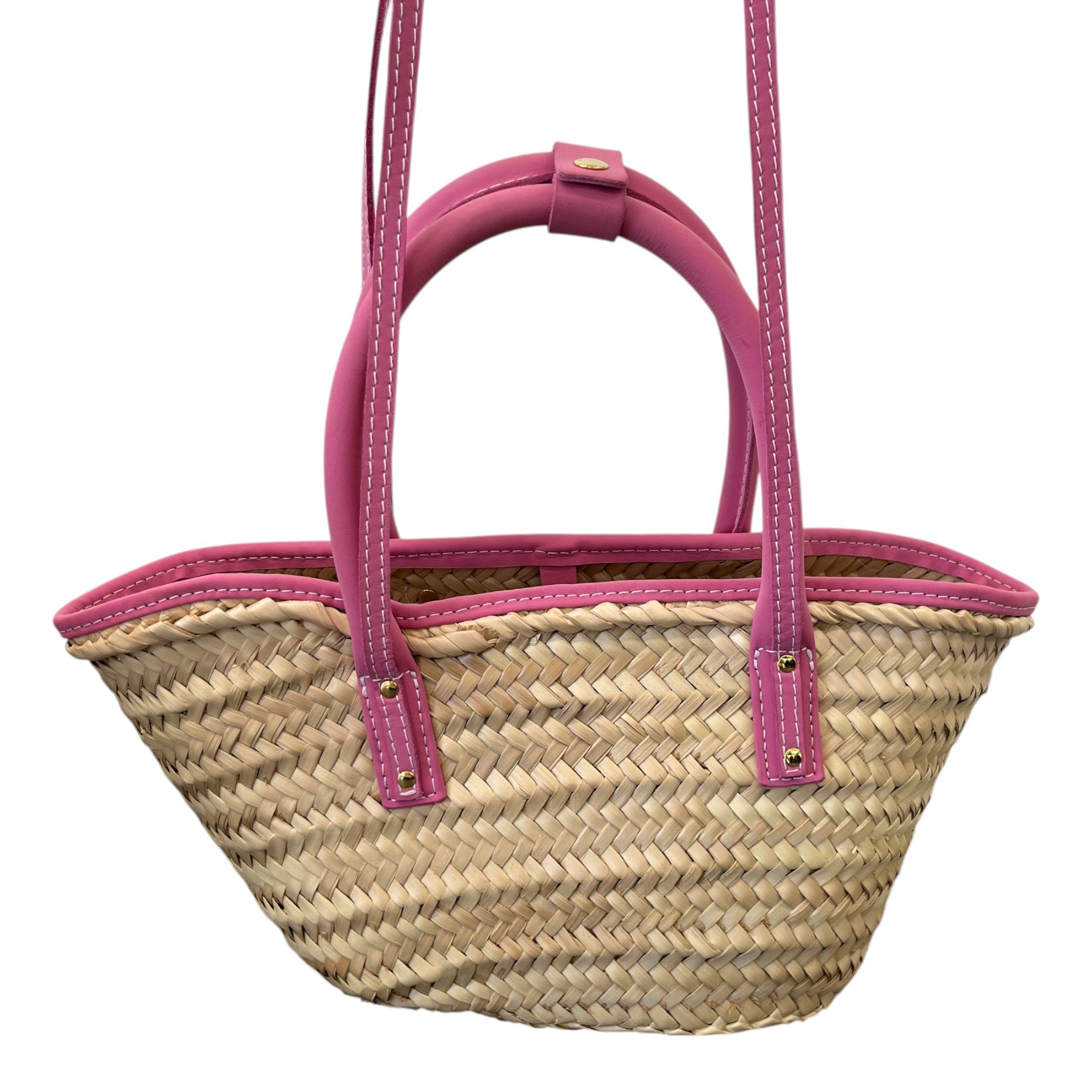 Women's Le Panier Soleil Petite Palm Bag Pink