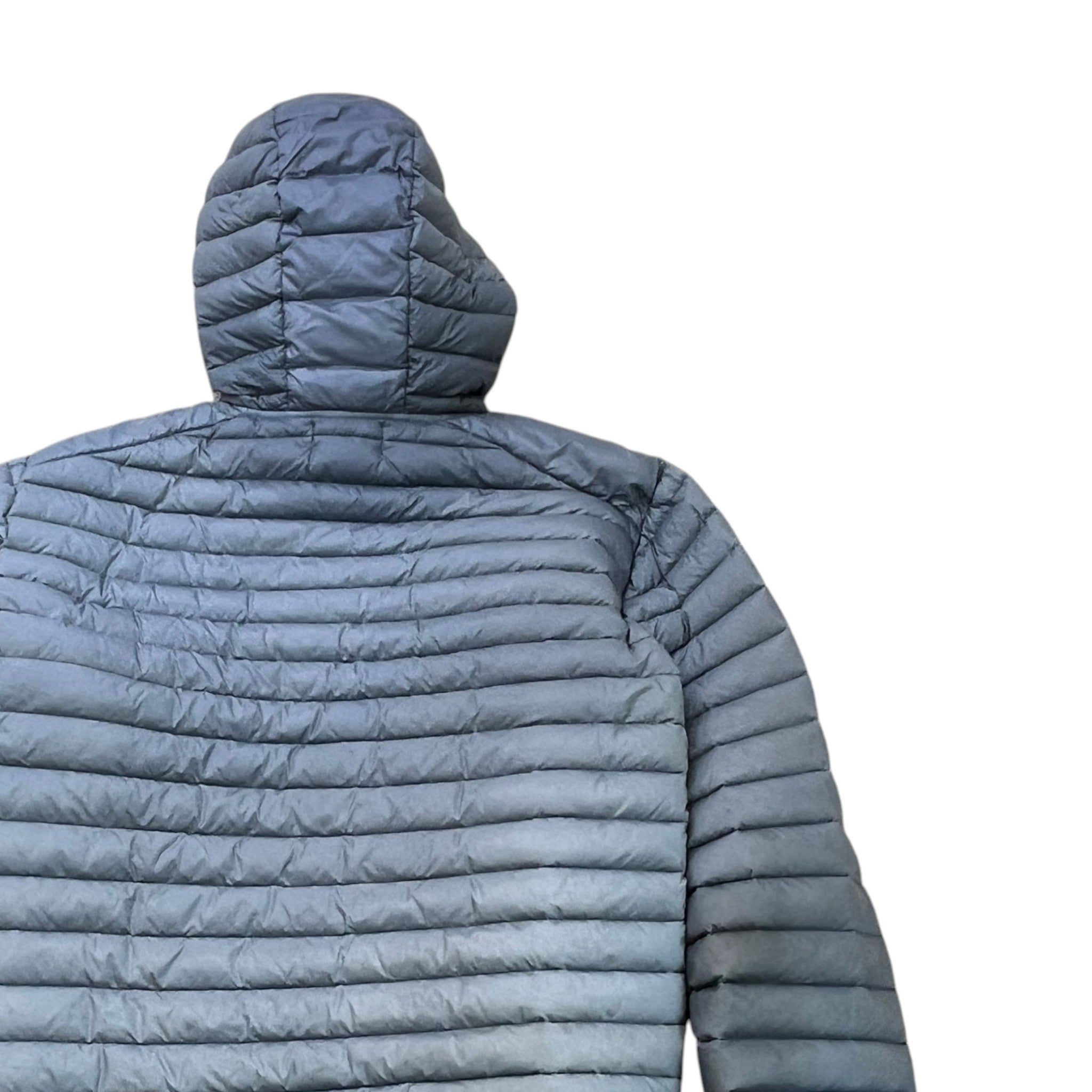 Men's Loom Woven Chambers Down Jacket Blue Size XXL