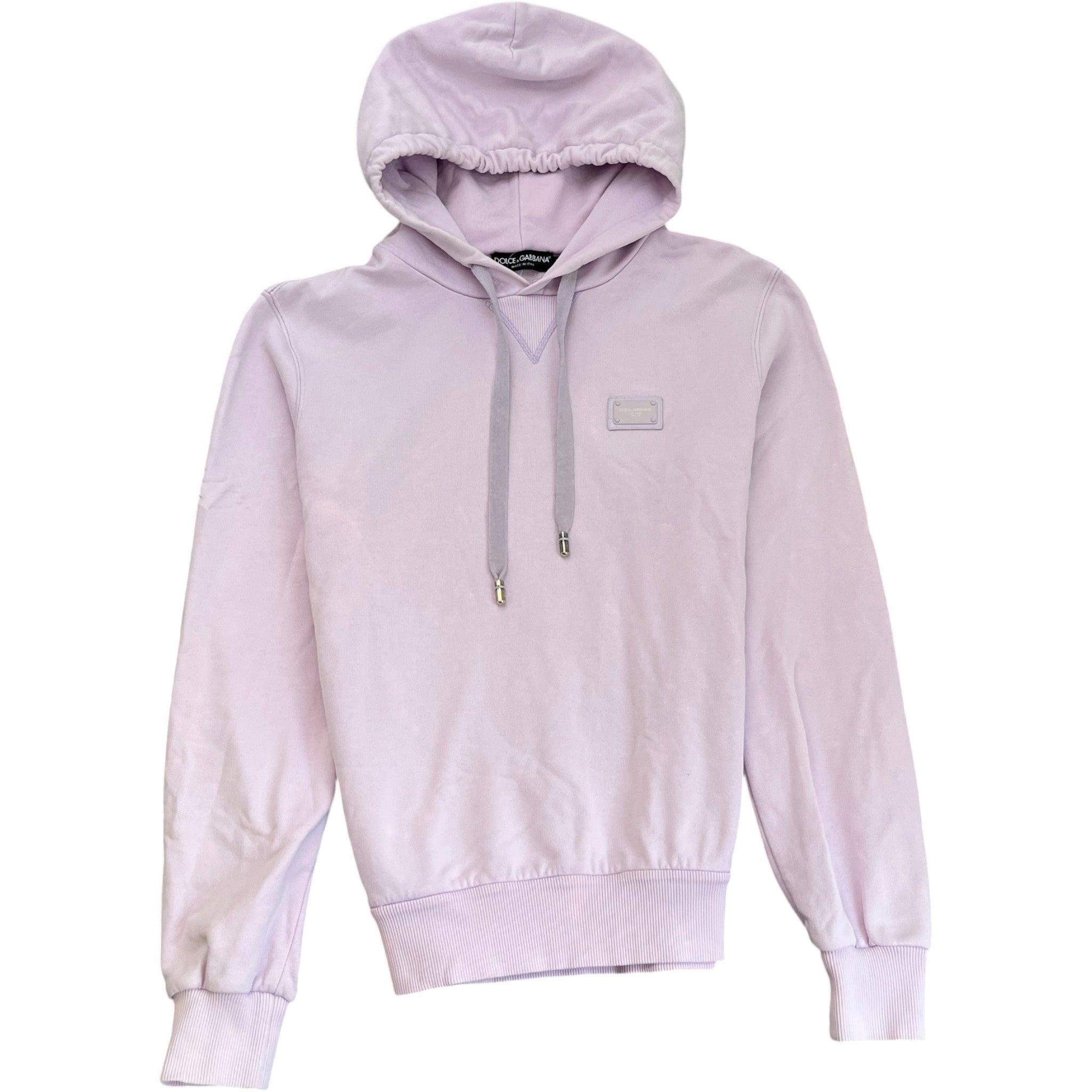 Men's Logo Print Hoodie Purple Size IT 46 / UK S