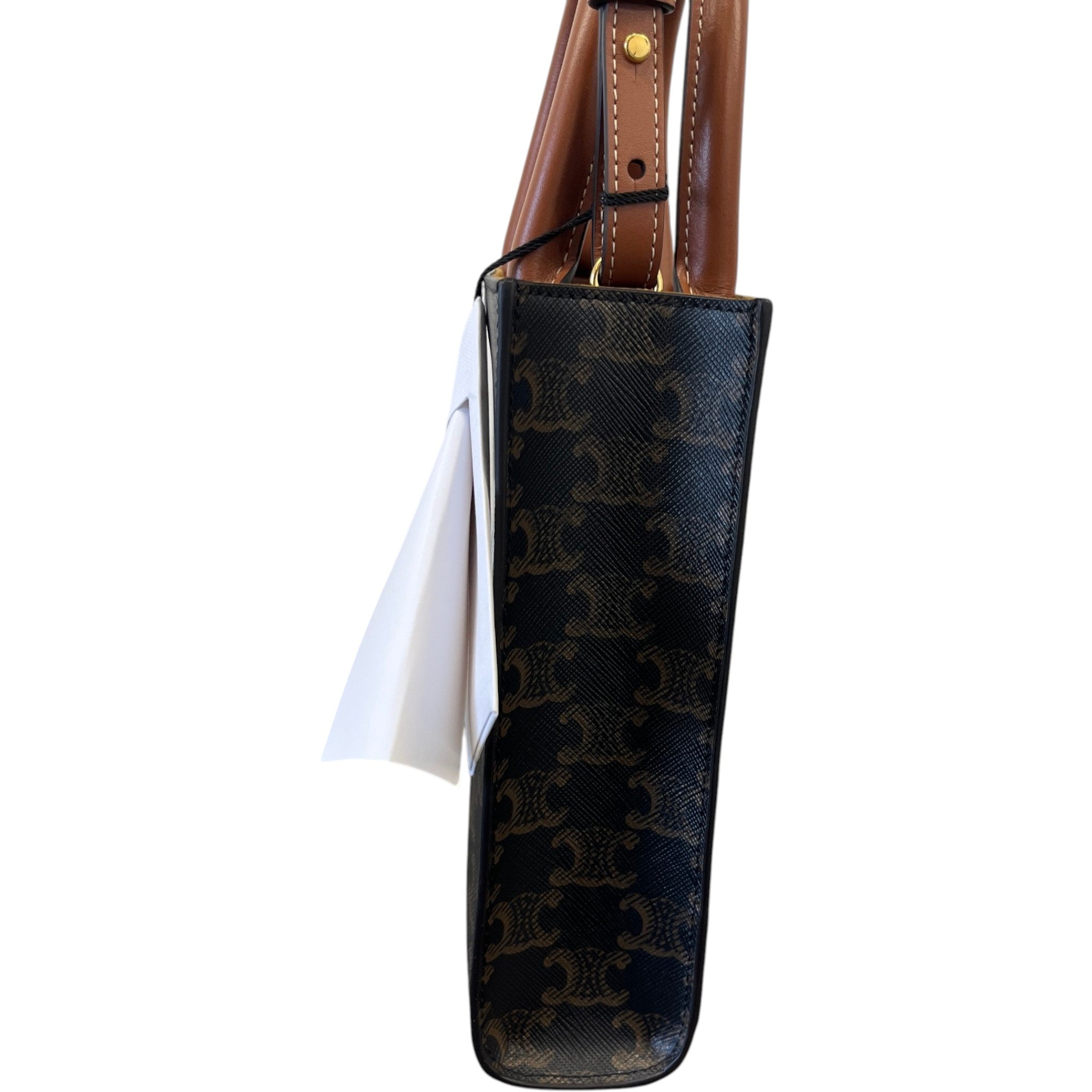 Women's Mini Vertical Cabas Bag Brown