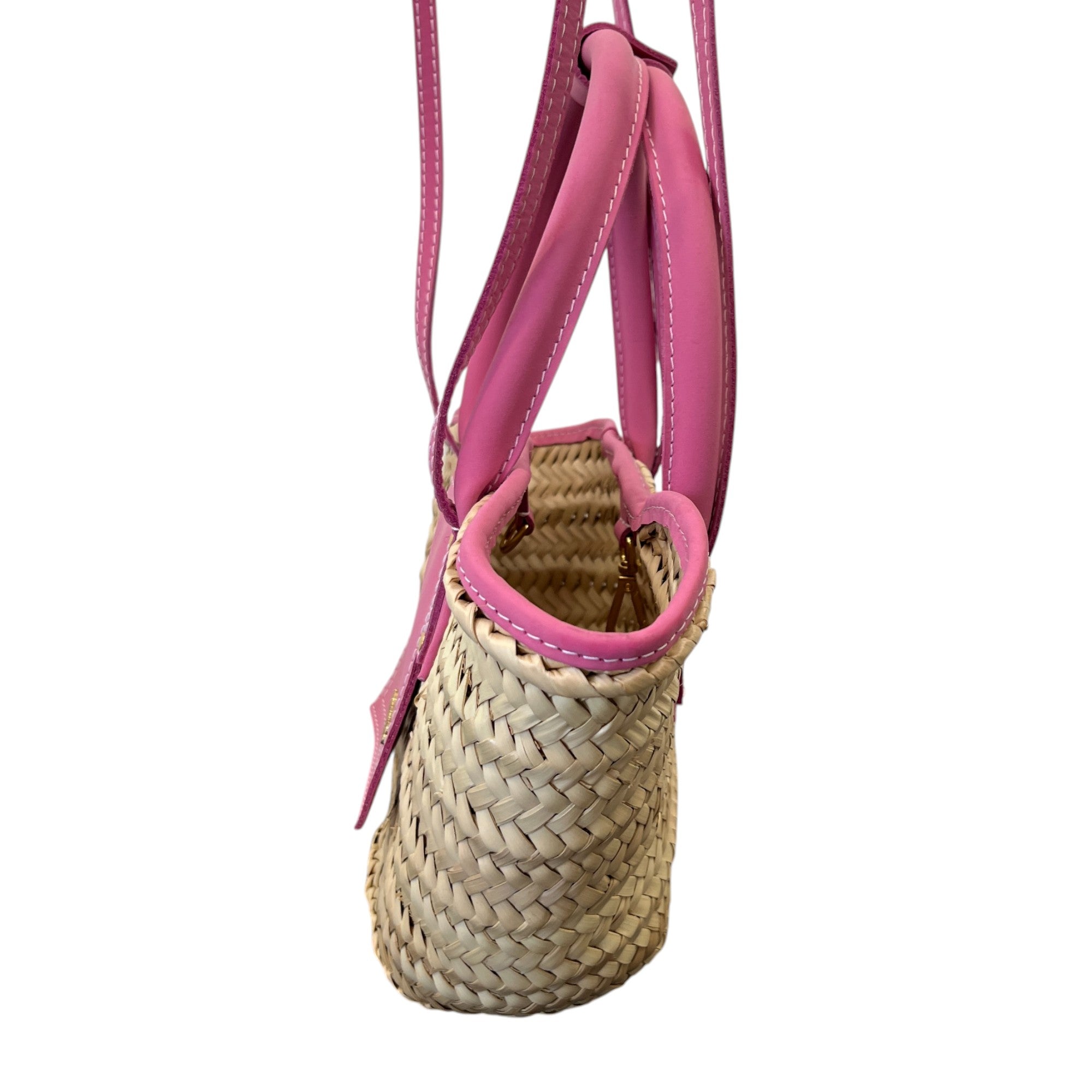 Women's Le Panier Soleil Petite Palm Bag Pink