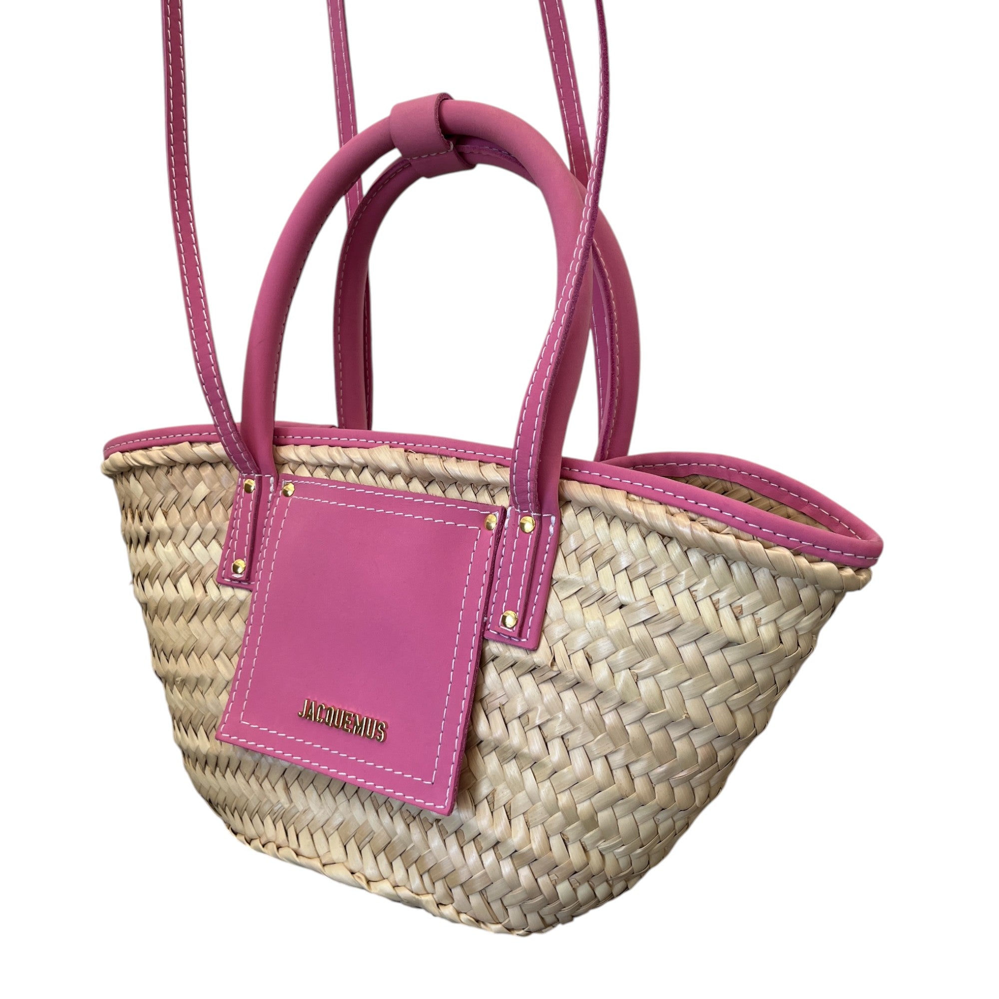 Women's Le Panier Soleil Petite Palm Bag Pink