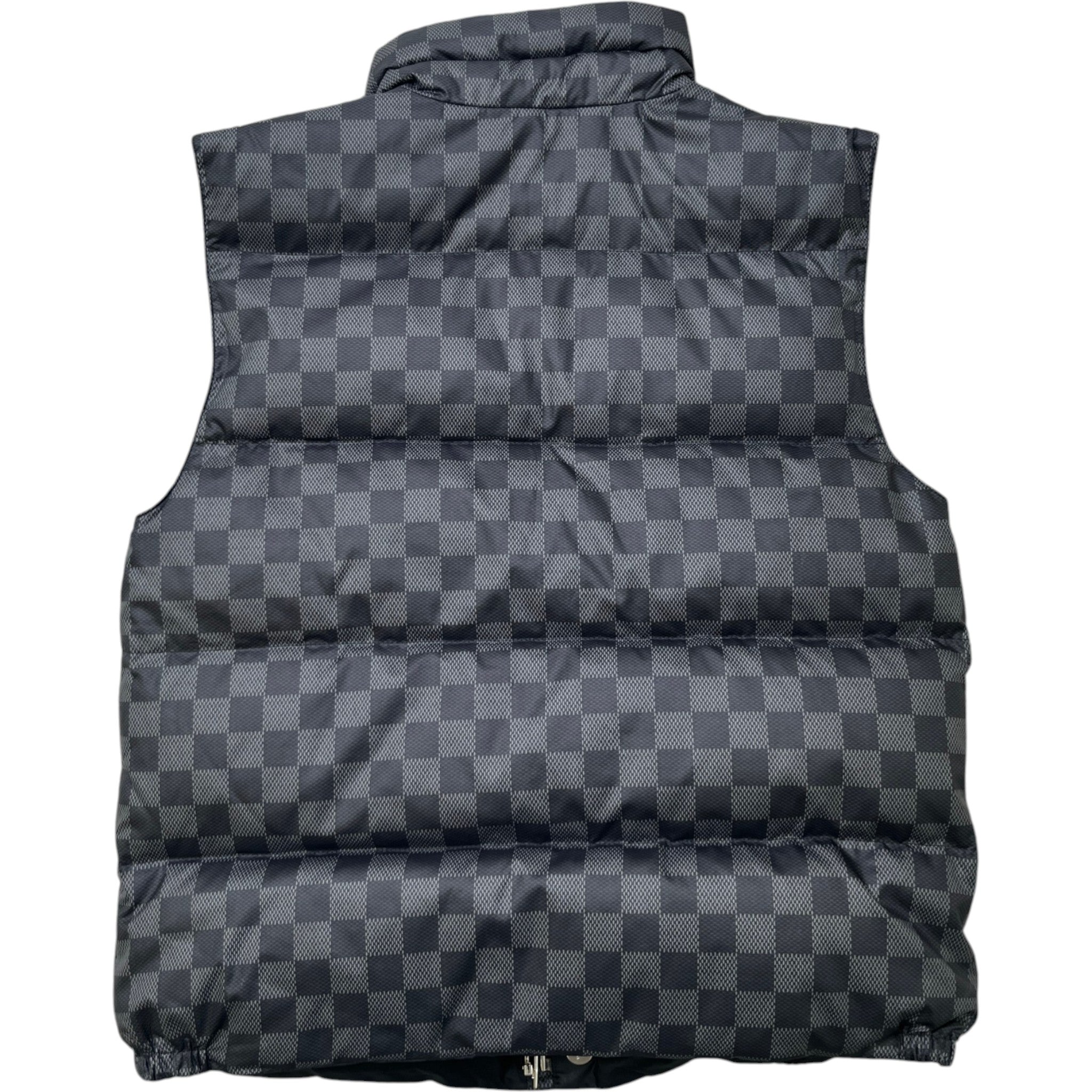 Men's Damier Graphite Boys Age 6 Reversible Gilet Black Size XXS
