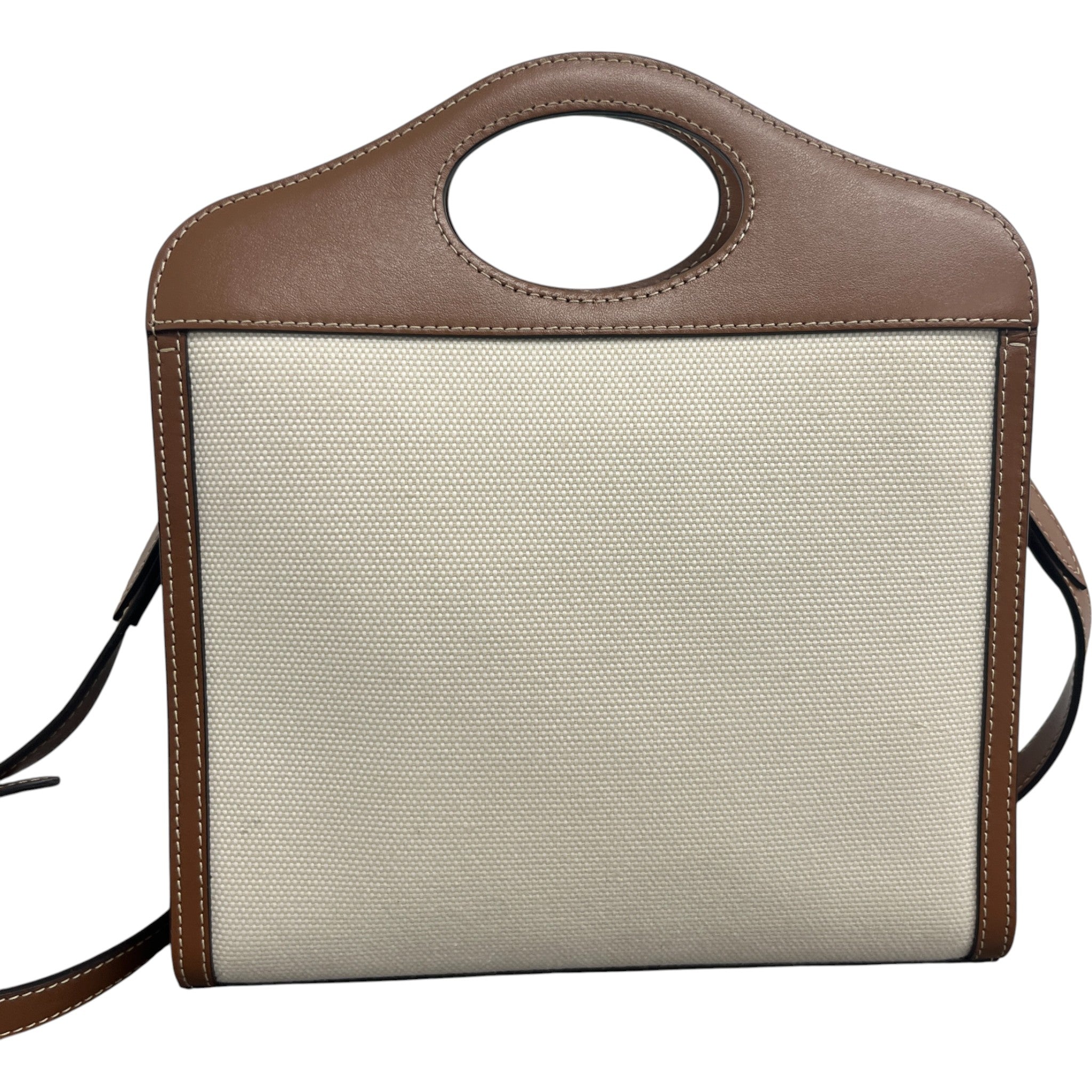 Women's Horseferry Motif Mini Pocket Bag Beige