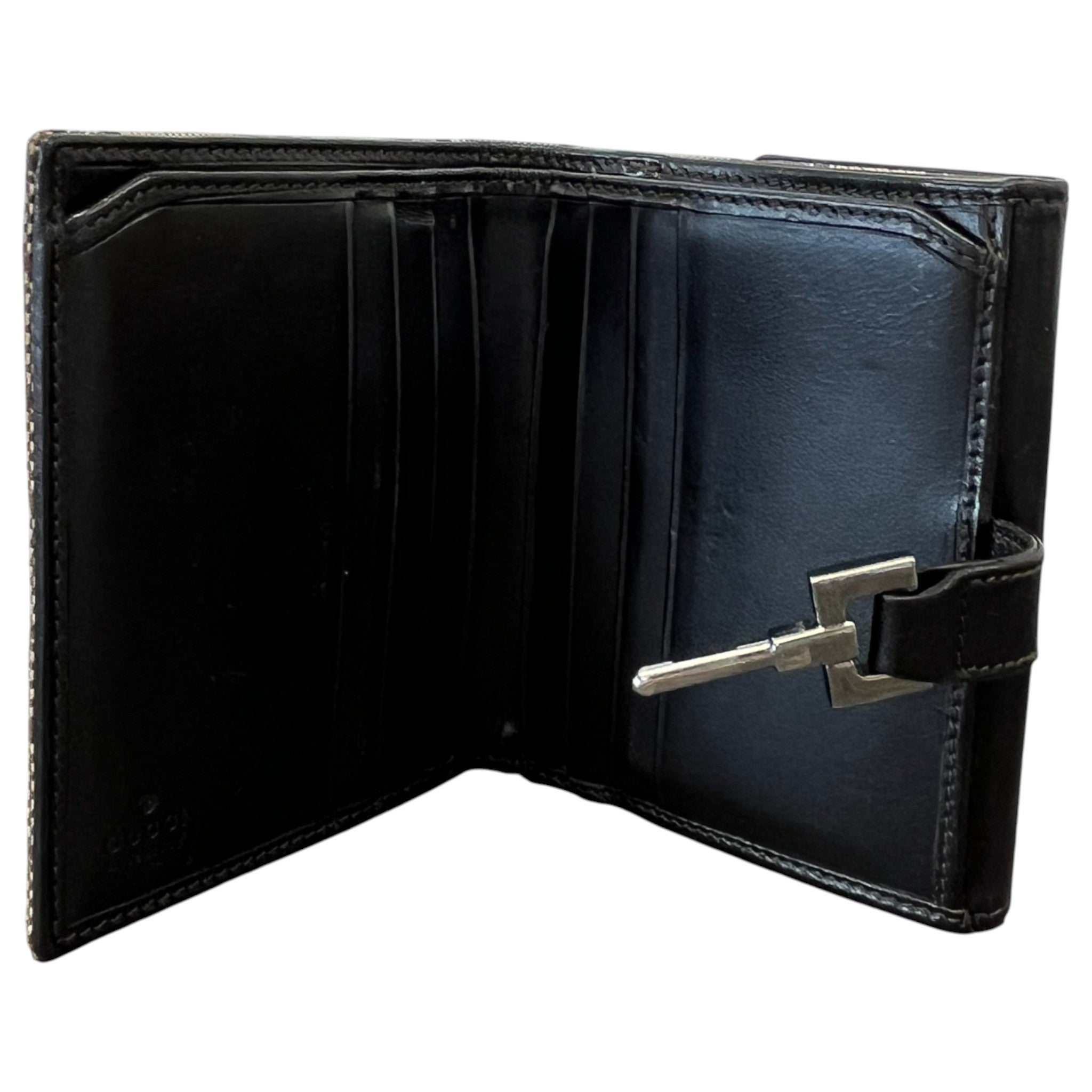 Women's Gg Canvas Web Stripe Purse Brown