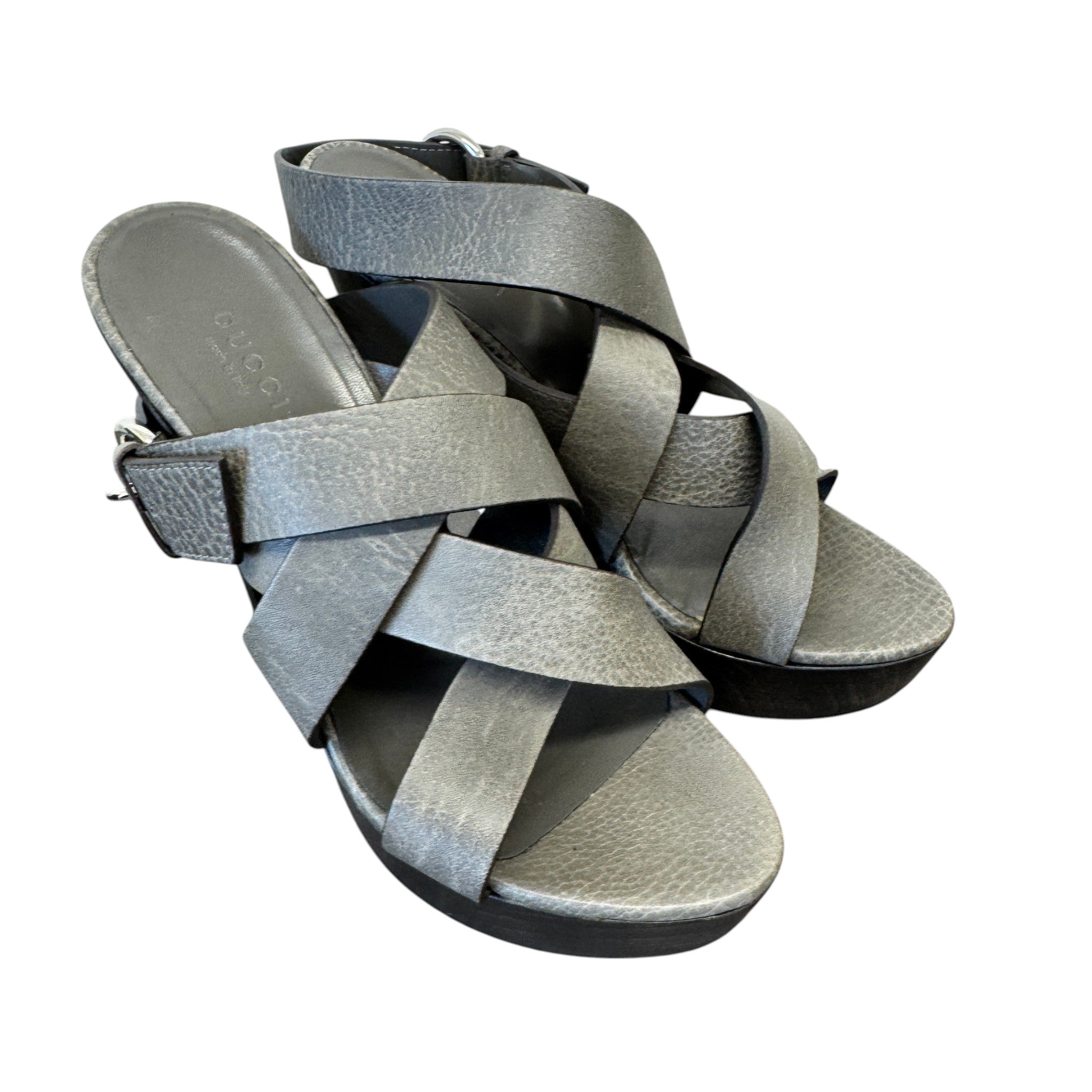 Women's Libeccio Platform Heels Grey Size EU 36 / UK 3