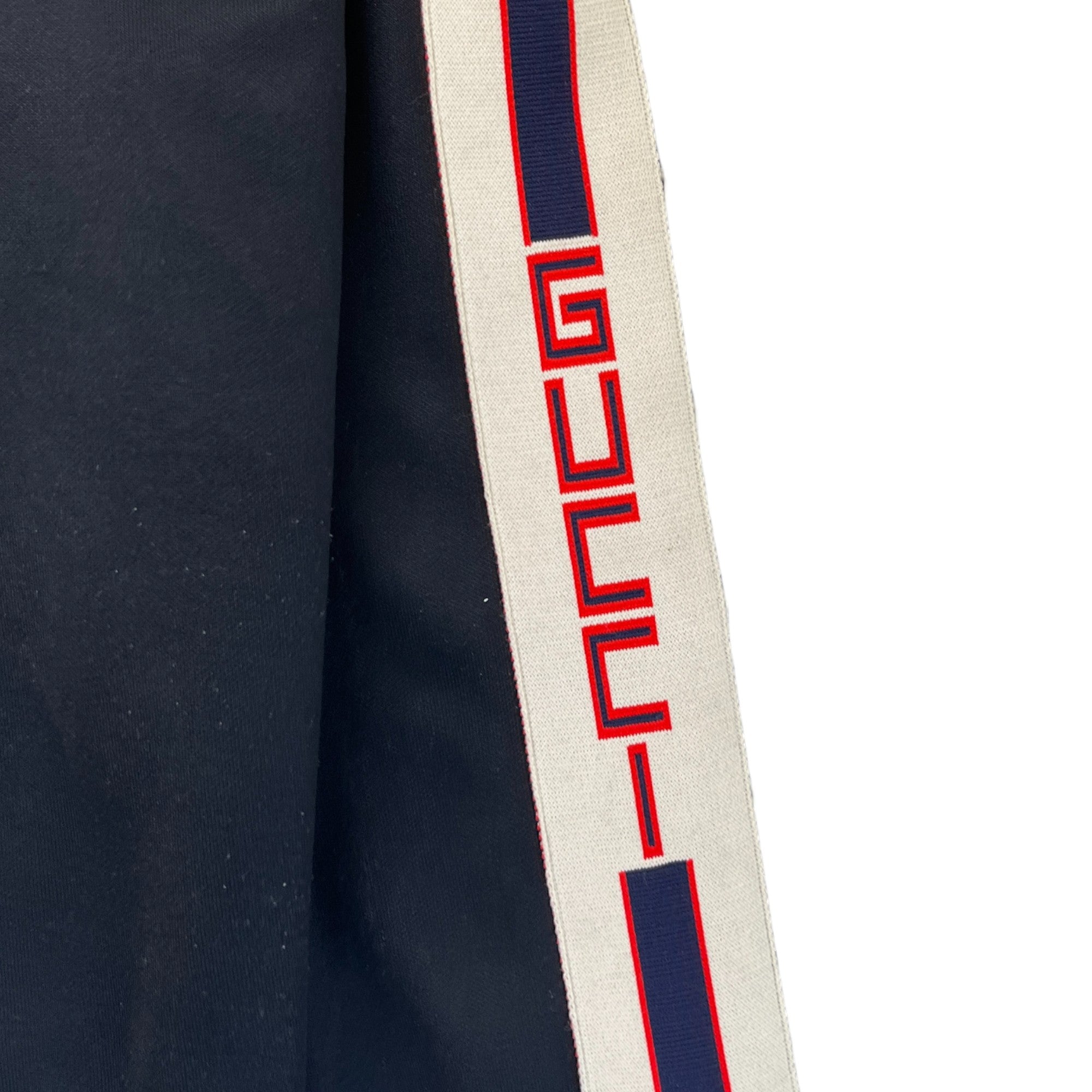 Men's Logo Stripe Hoodie Black Size L