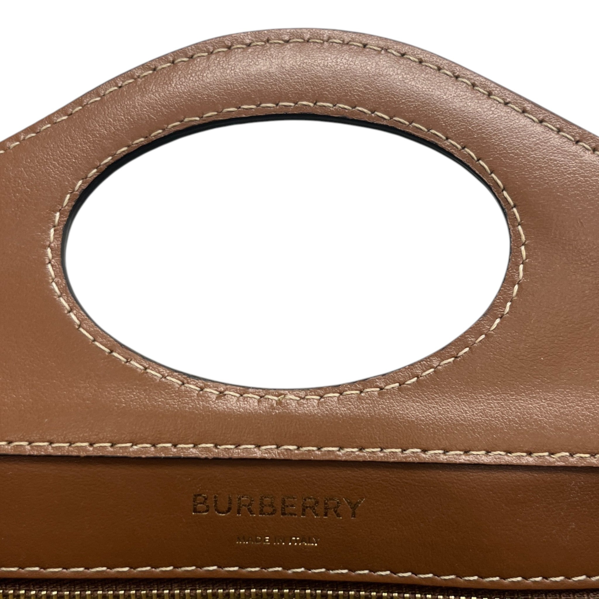 Women's Horseferry Motif Mini Pocket Bag Beige