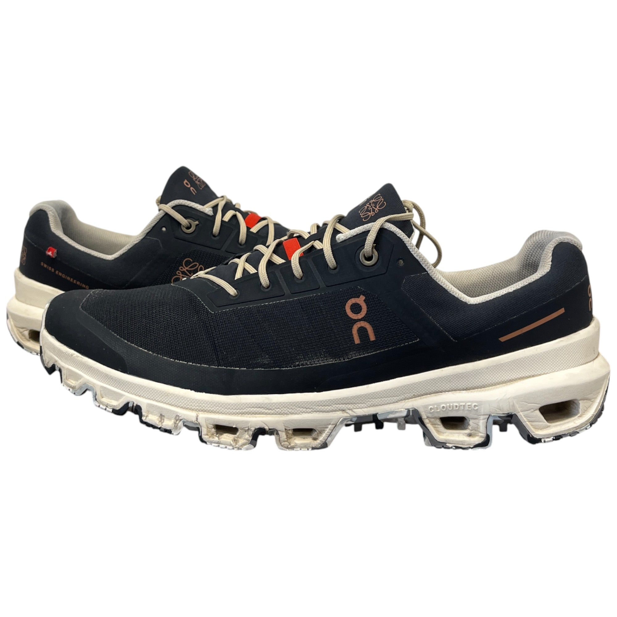 Men's X On-Running Cloud-Venture Low Trainers Charcoal Size EU 45 / UK 11