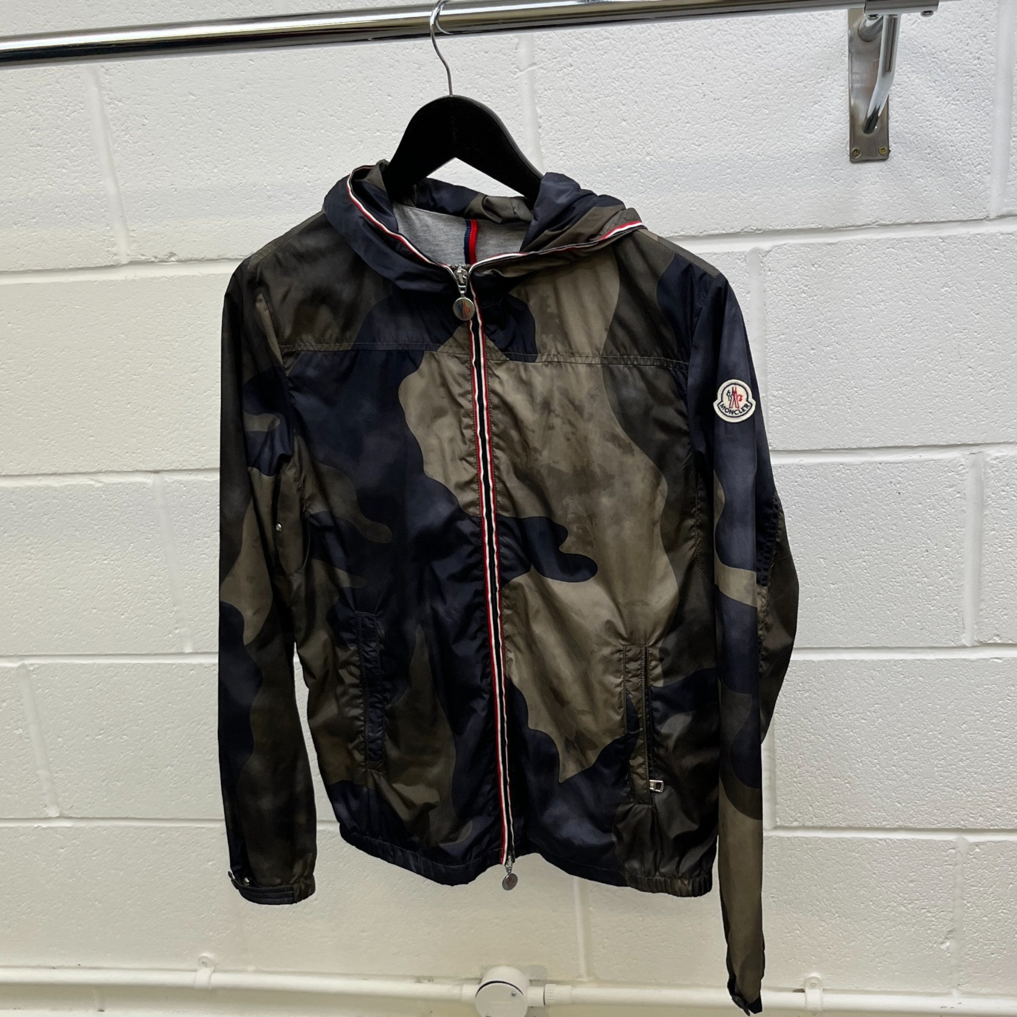 Men's Nath Camouflage Junior Windbreaker Khaki Size Age 14