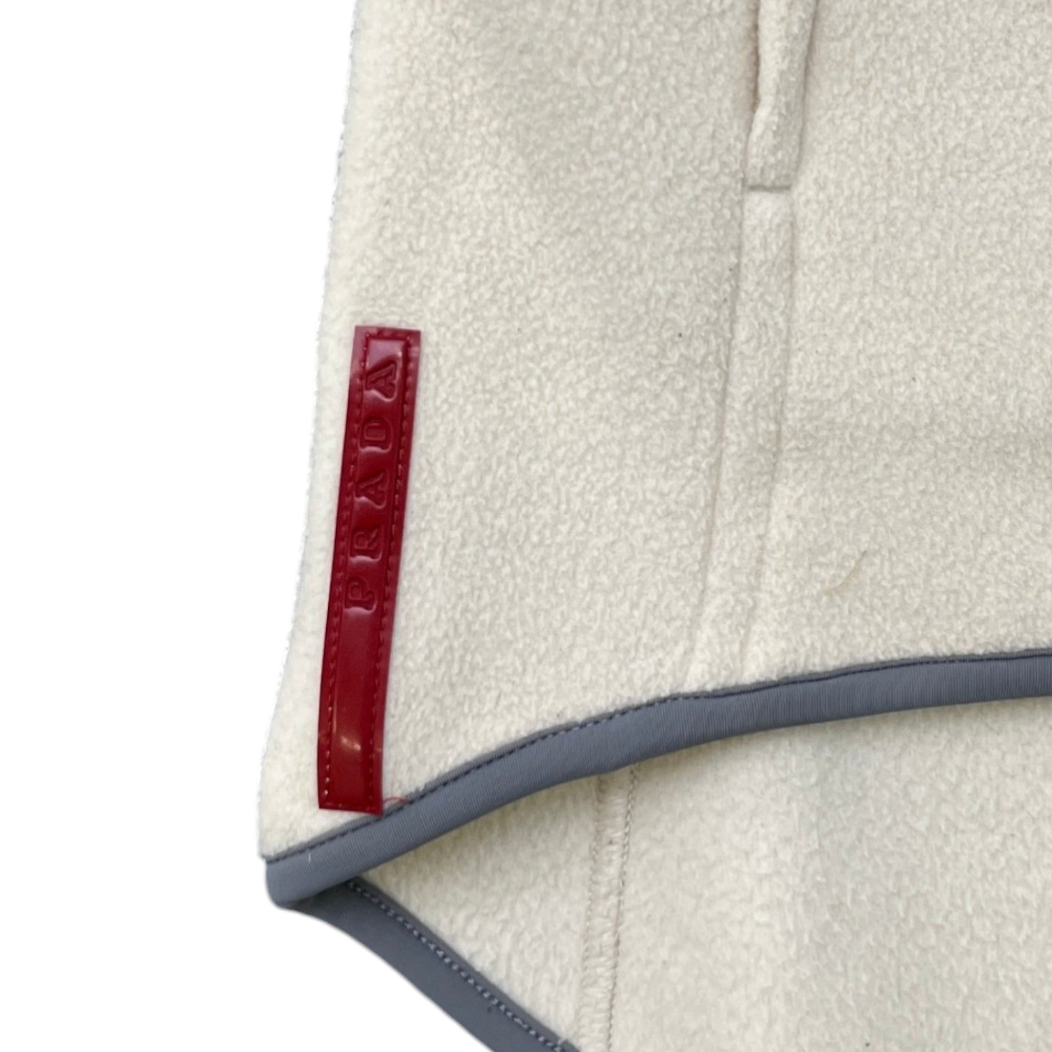 Women's Plaque Logo Gilet Beige Size M