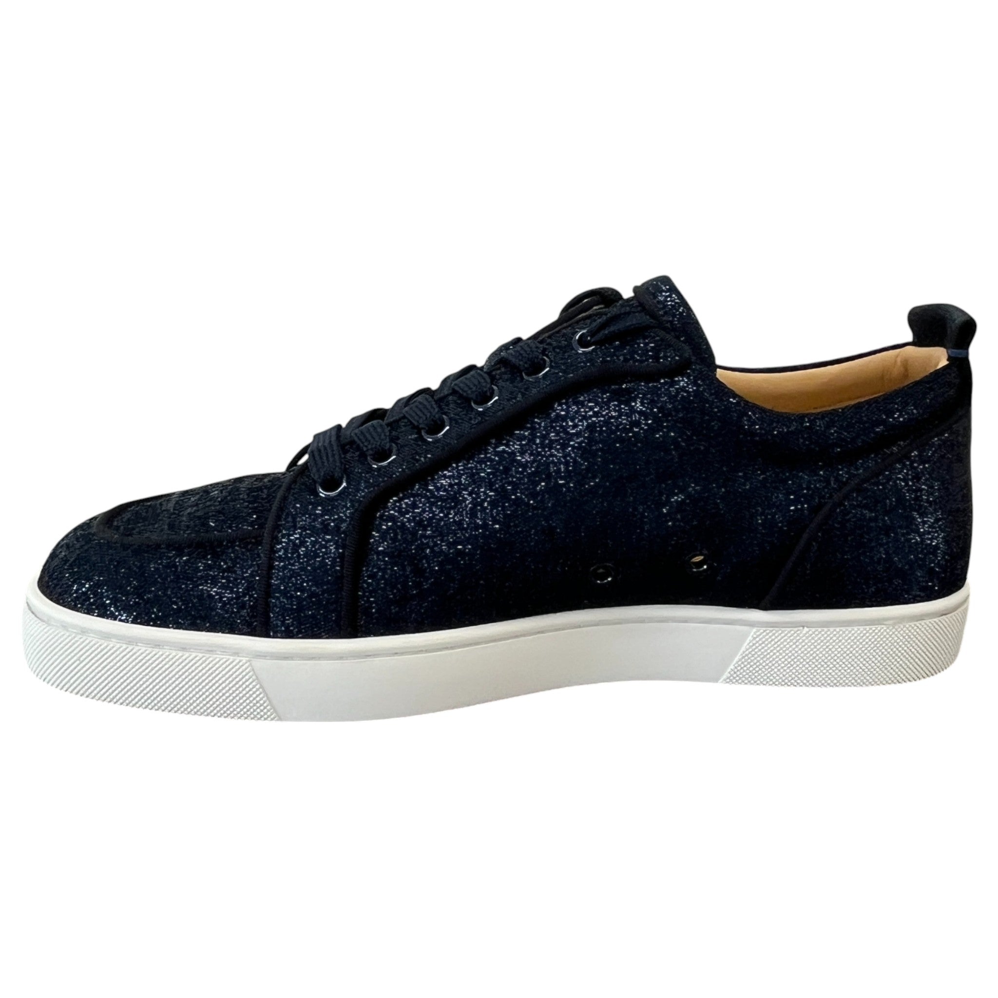 Men's Orlato Flat Glitter Low Trainers Blue Size EU 44 / UK 10