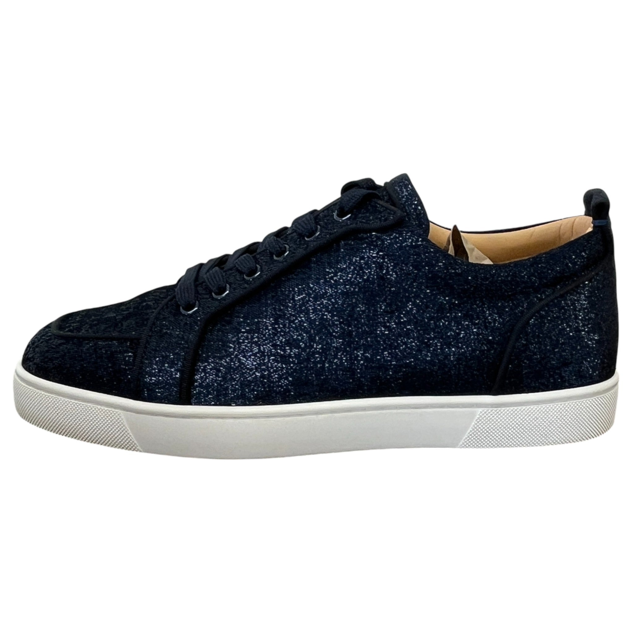 Men's Orlato Flat Glitter Low Trainers Blue Size EU 44 / UK 10