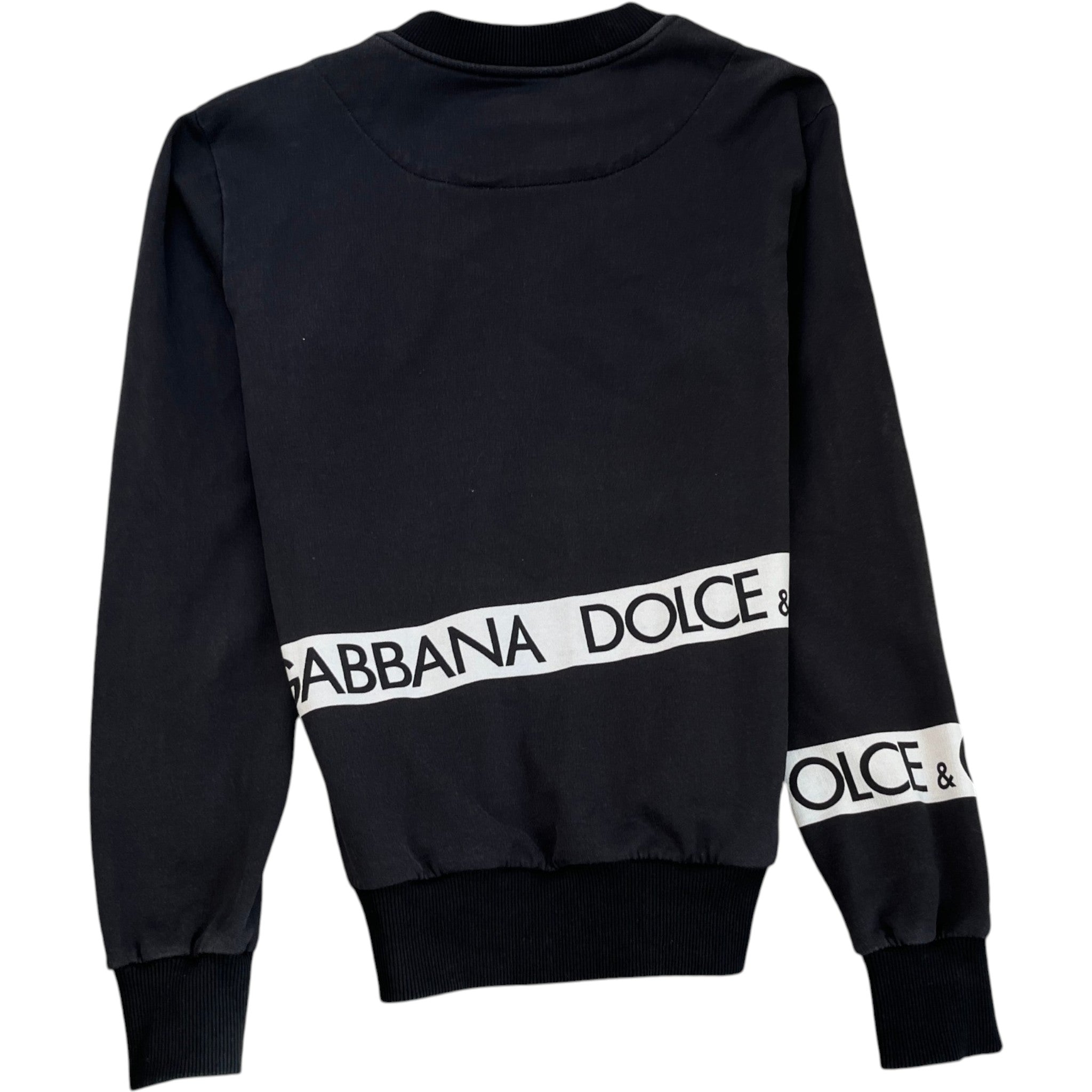 Men's Tape Logo Sweatshirt Navy Size IT 48 / UK M