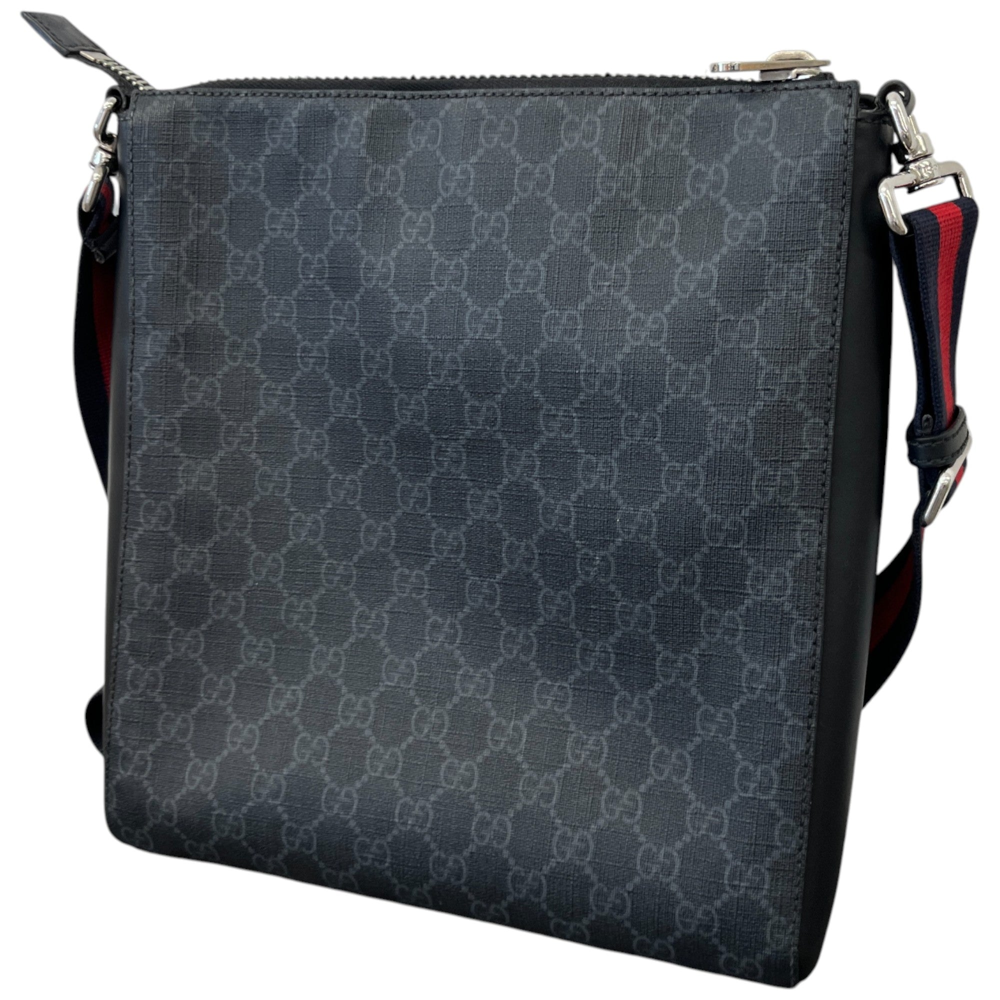 Men's Gg Supreme Messenger Messenger Bag Black
