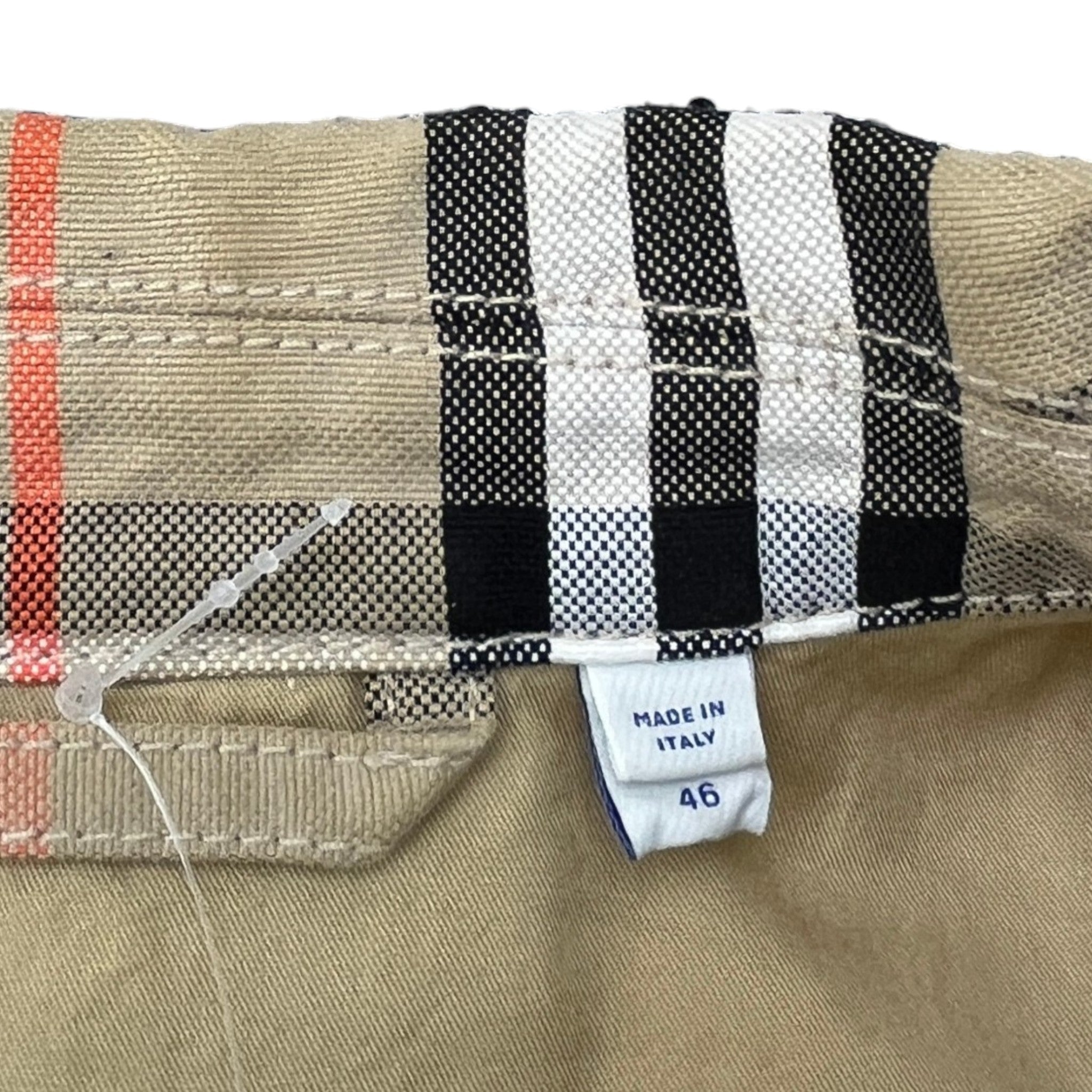 Men's Checked Jacket Beige Size S