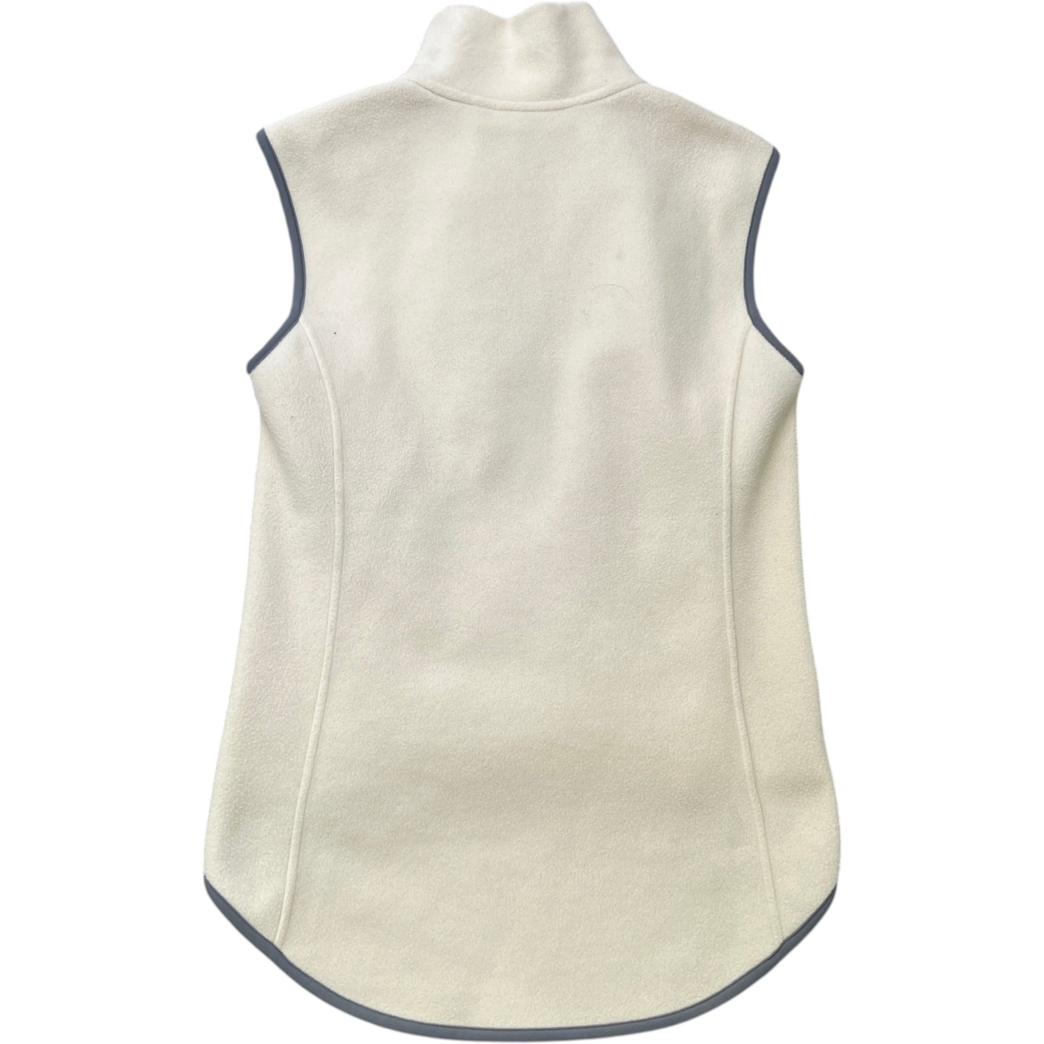 Women's Plaque Logo Gilet Beige Size M