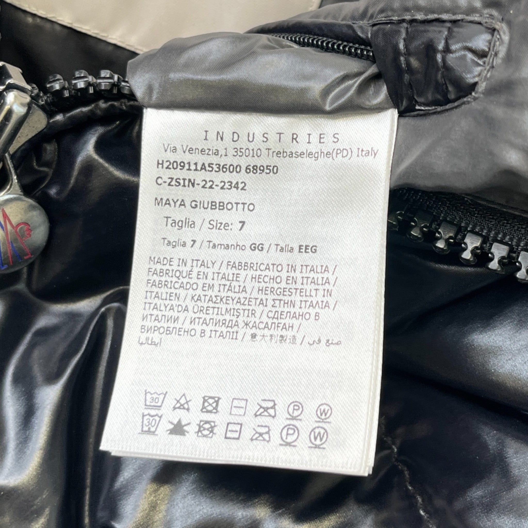 Men's Maya Down Jacket Black Size 7 / XXXXL