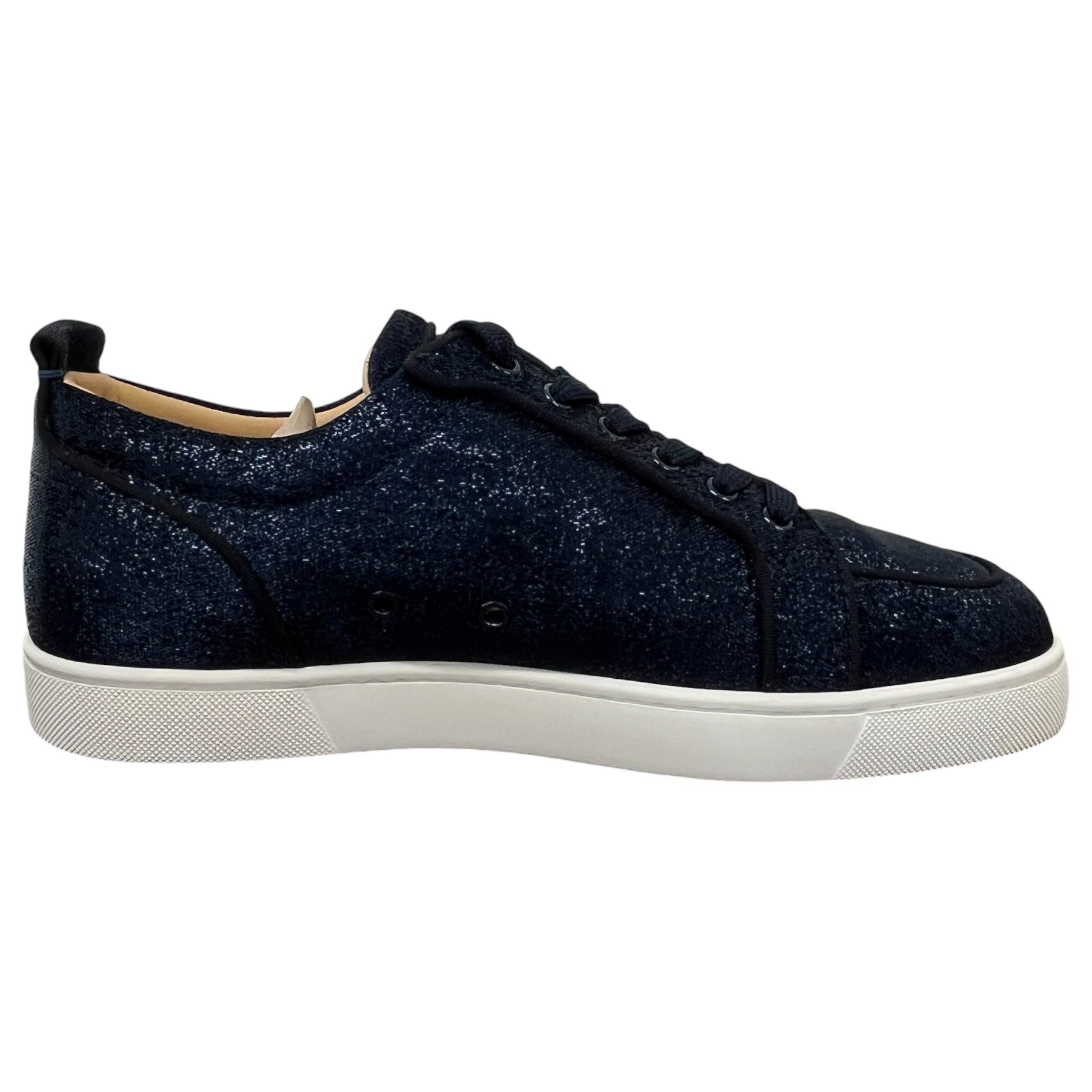 Men's Orlato Flat Glitter Low Trainers Blue Size EU 44 / UK 10