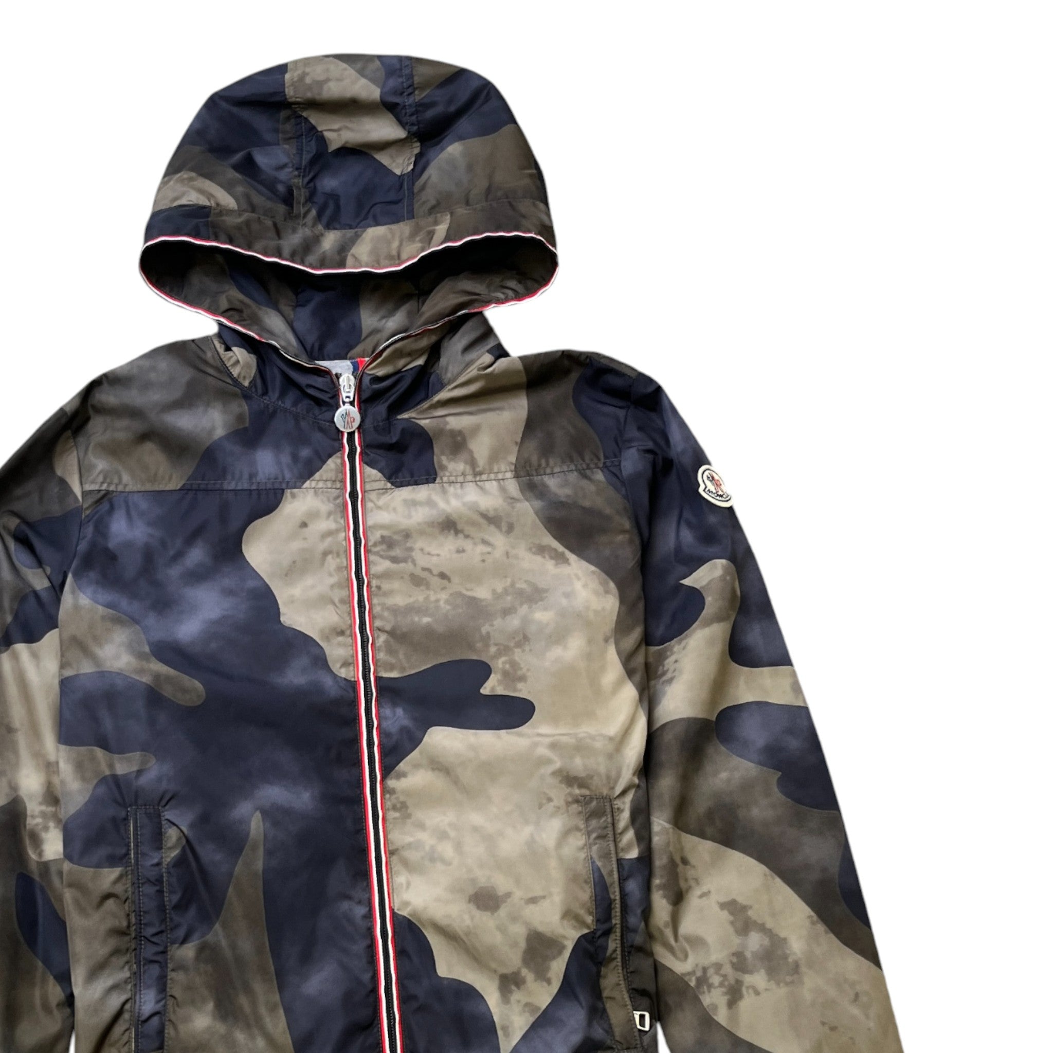 Men's Nath Camouflage Junior Windbreaker Khaki Size Age 14