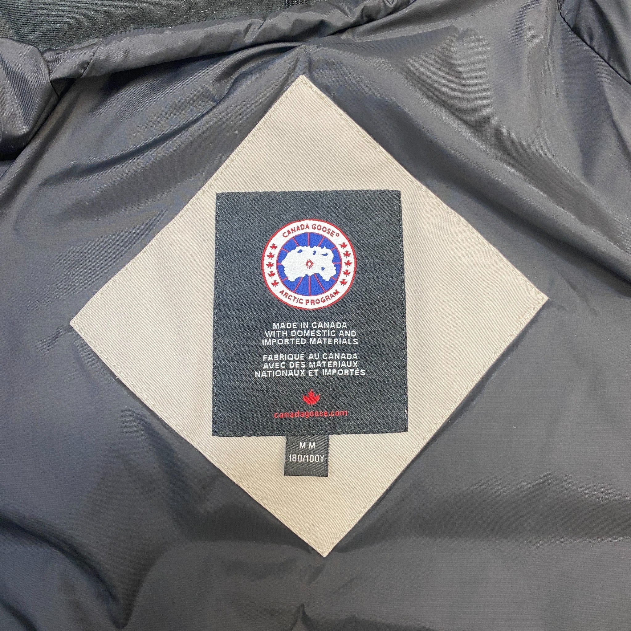 Men's Emory Parka Down Jacket Beige Size M