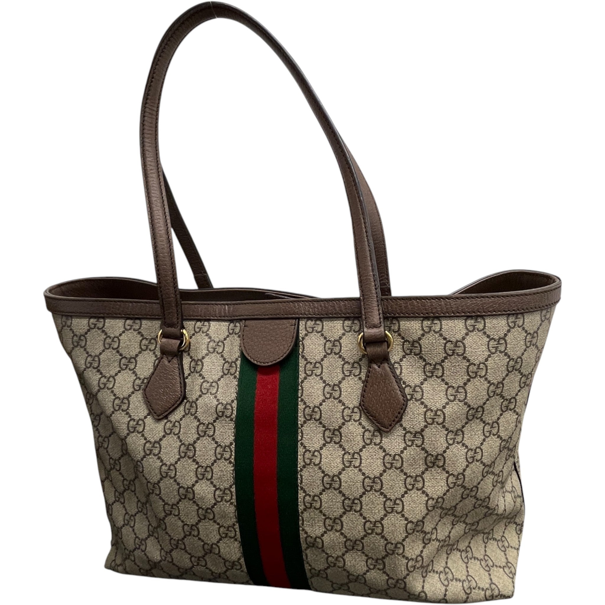 Women's Gg Supreme Web Ophidia Gg Medium Tote Bag Beige