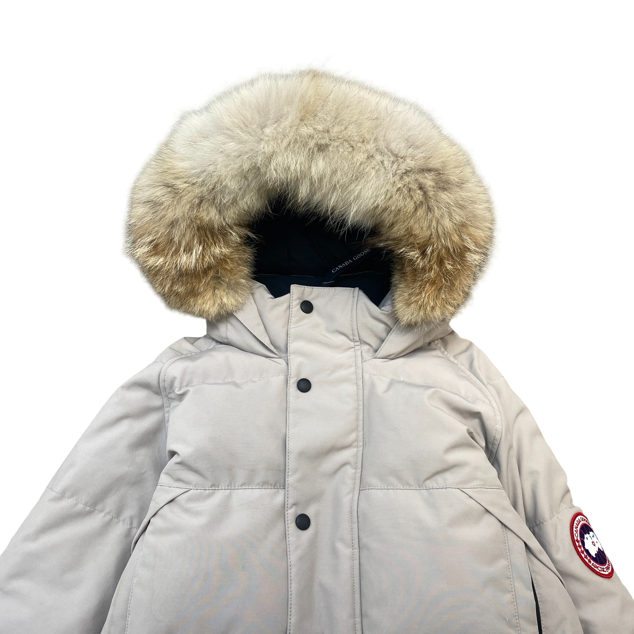 Men's Emory Parka Down Jacket Beige Size M