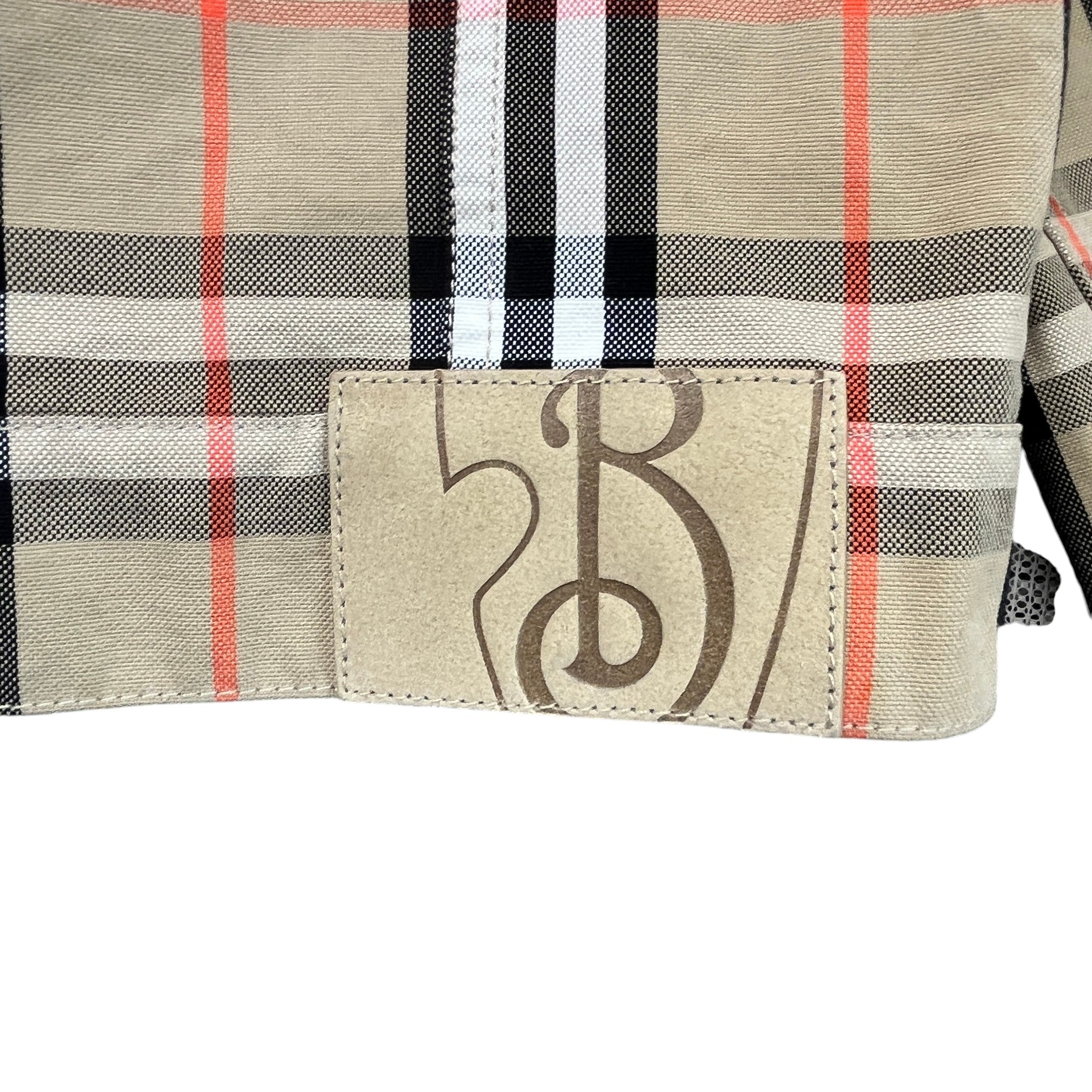 Men's Checked Jacket Beige Size S