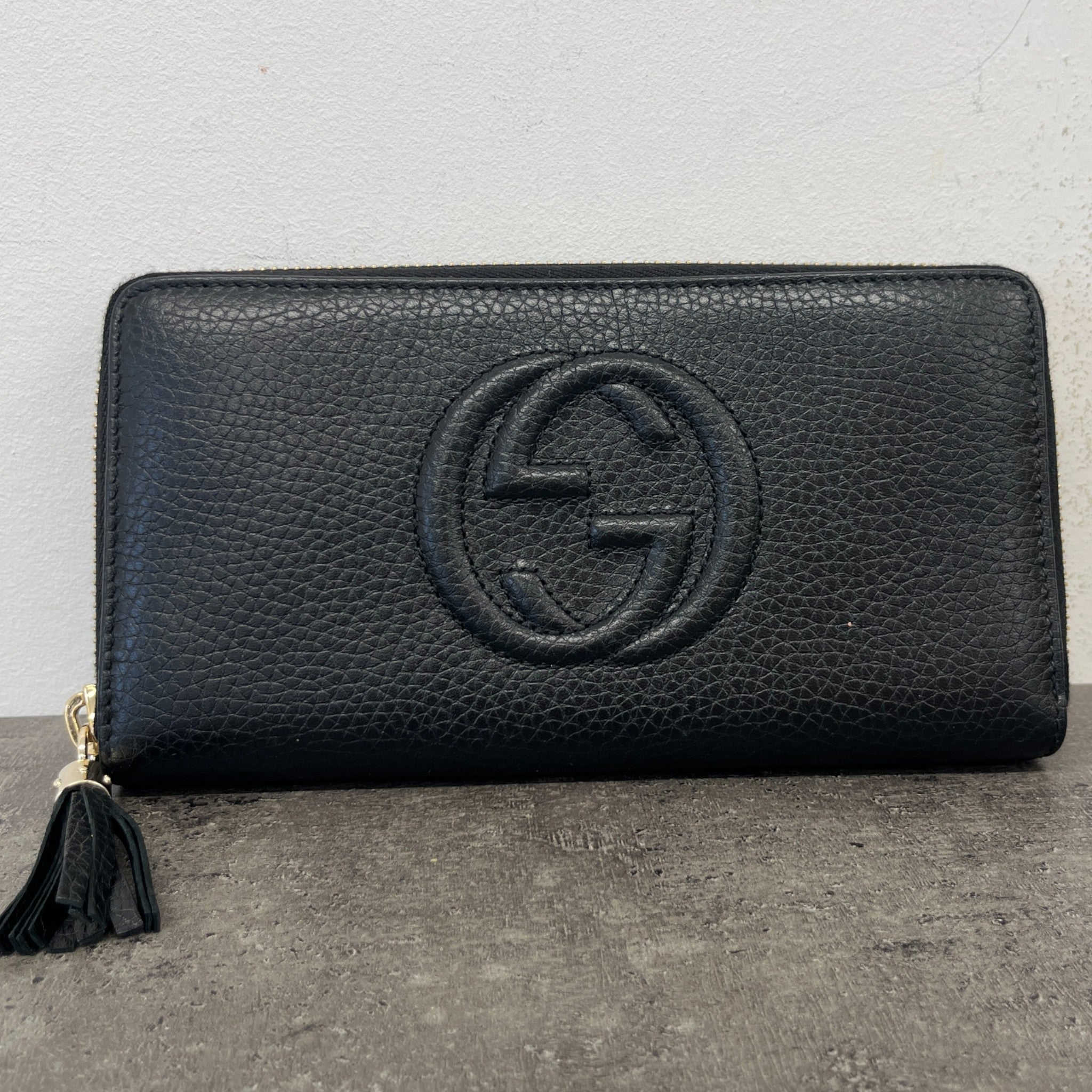 Women's Soho Zip Around Wallet Black