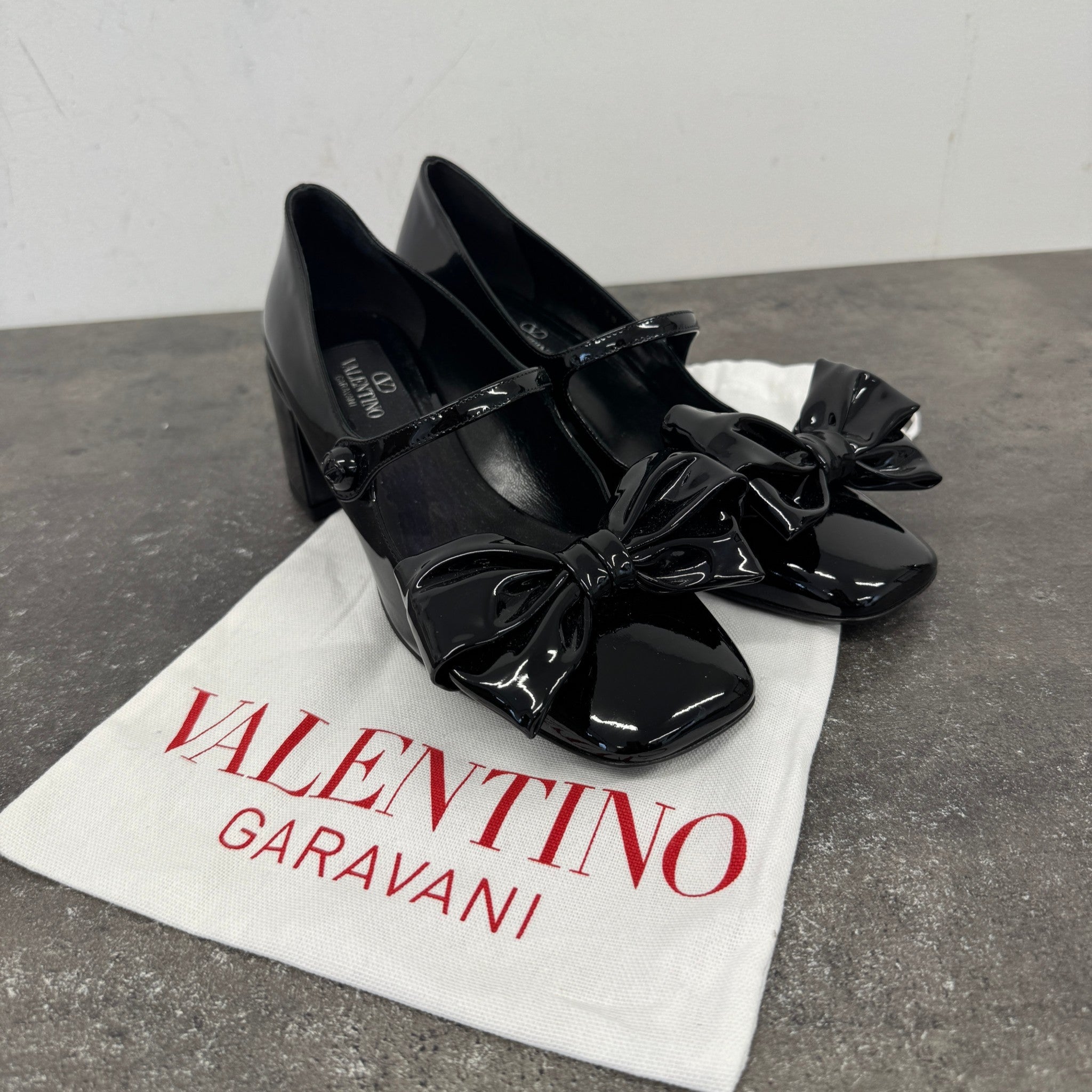 Women's Vlogo Mary Jane Pumps Mules Black Size EU 38 / UK 5