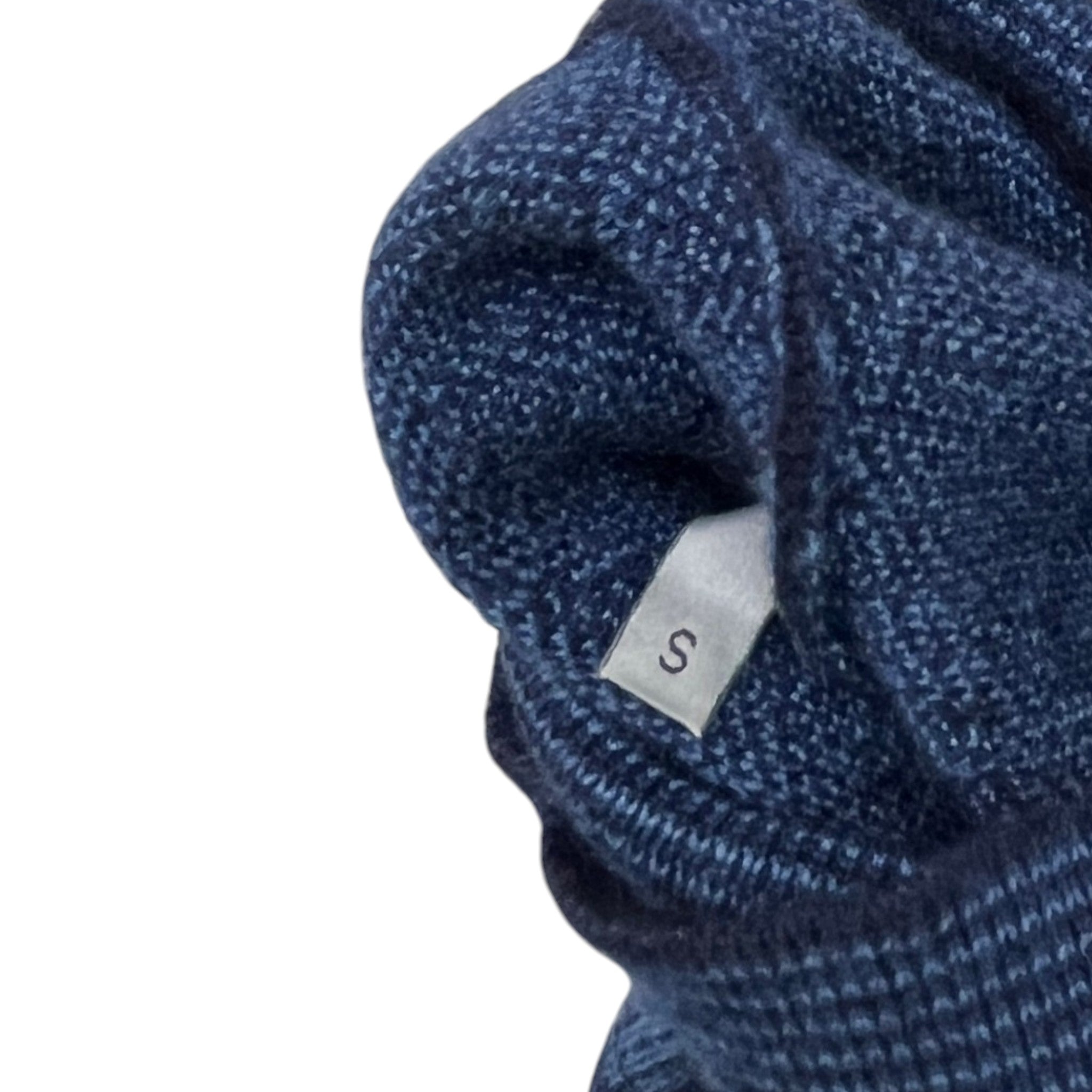 Men's Cashmere Oblique Jumper Blue Size S