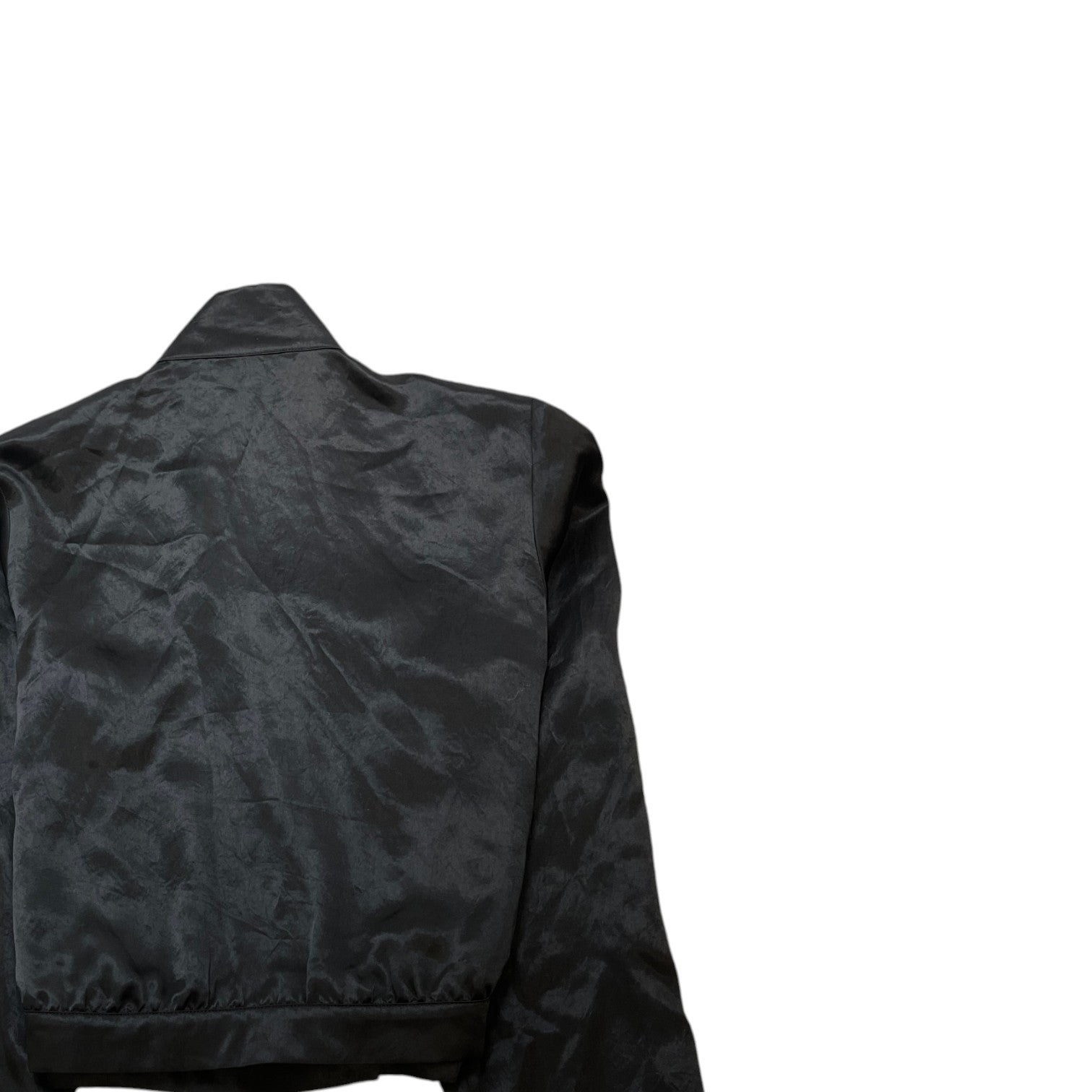 Women's Silk Cc Button Double Breasted Jacket Black Size IT 40 / UK 8
