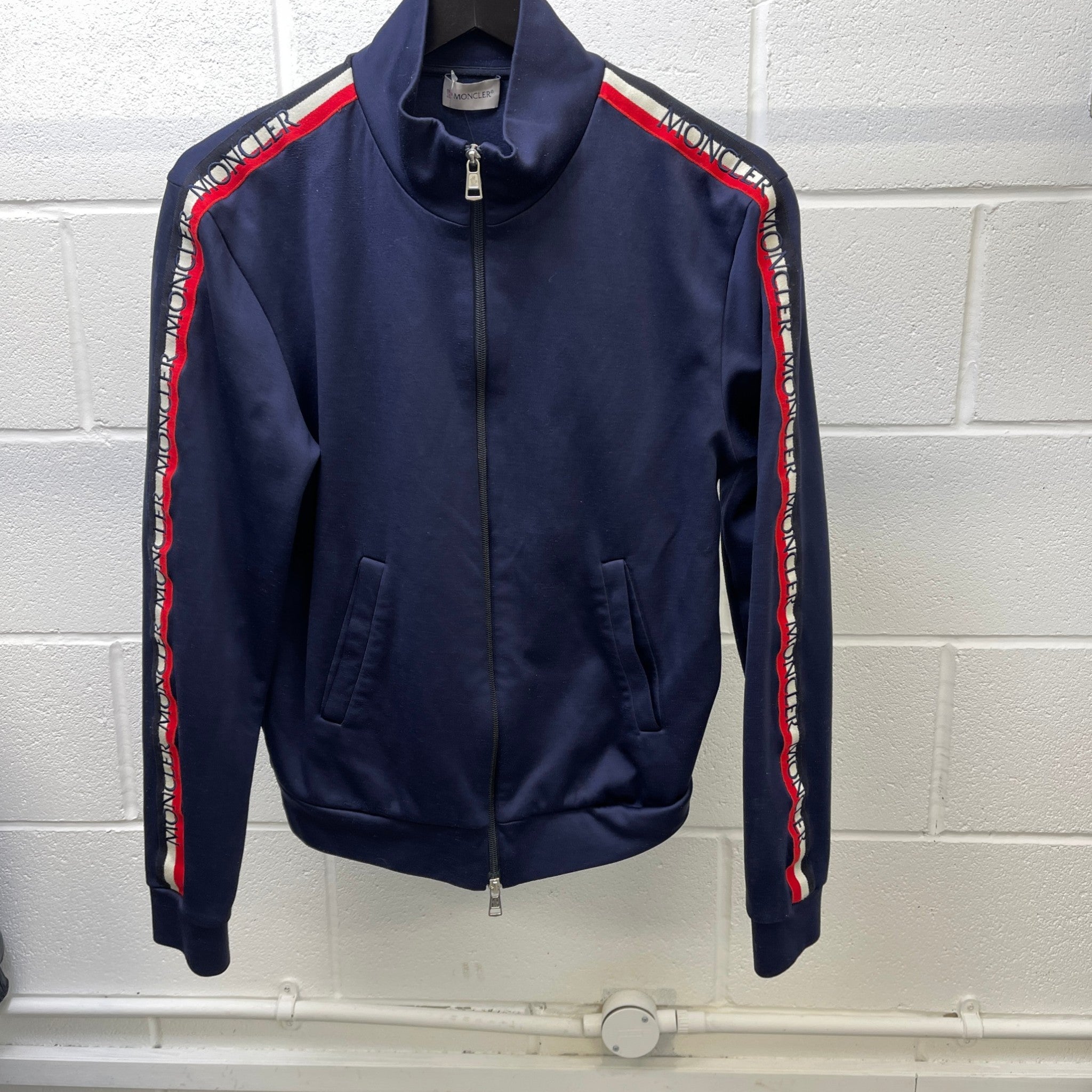 Men's Maglia Cardigan Hoodie Navy Size M