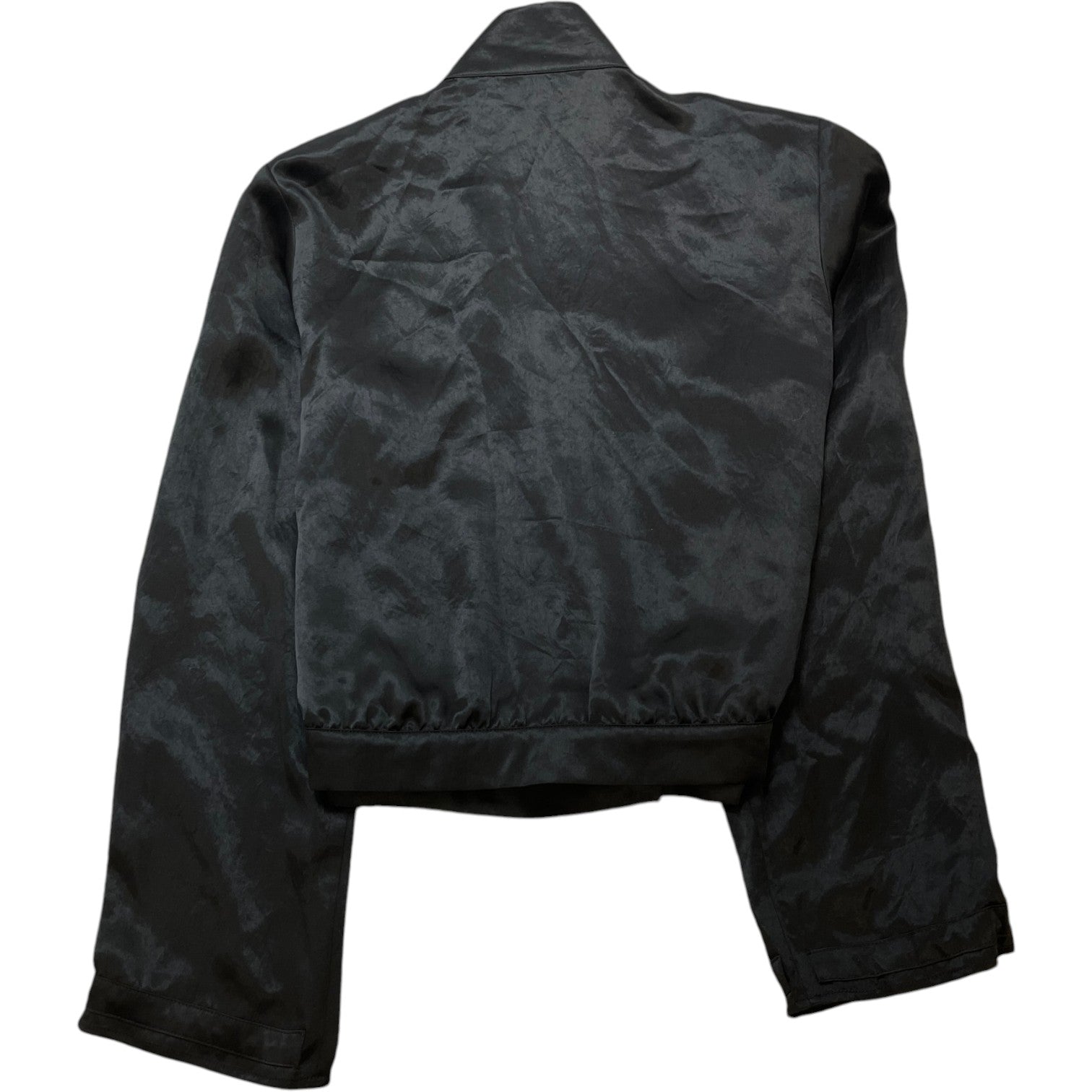 Women's Silk Cc Button Double Breasted Jacket Black Size IT 40 / UK 8