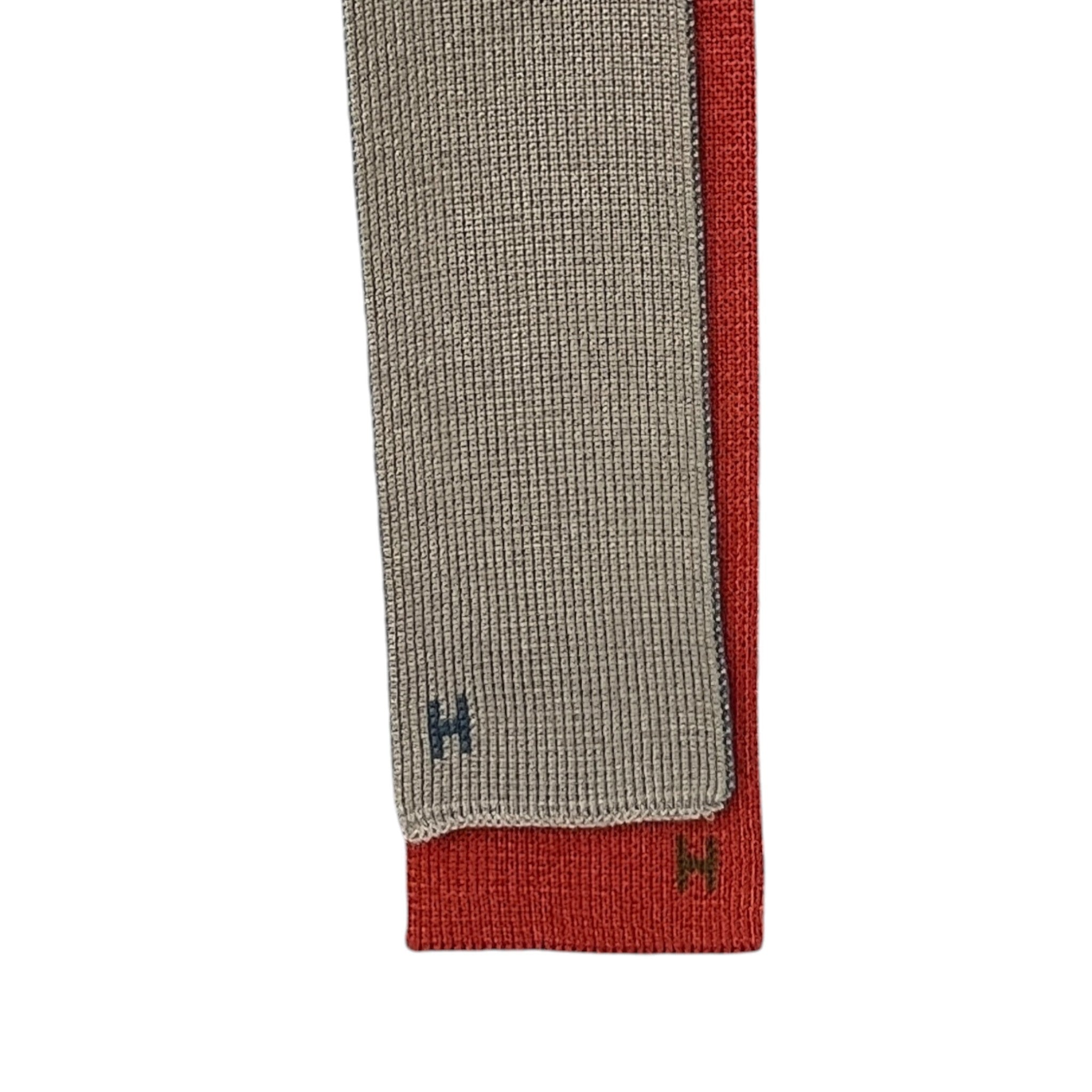Men's 4-Way Reversible Knit Tie Grey